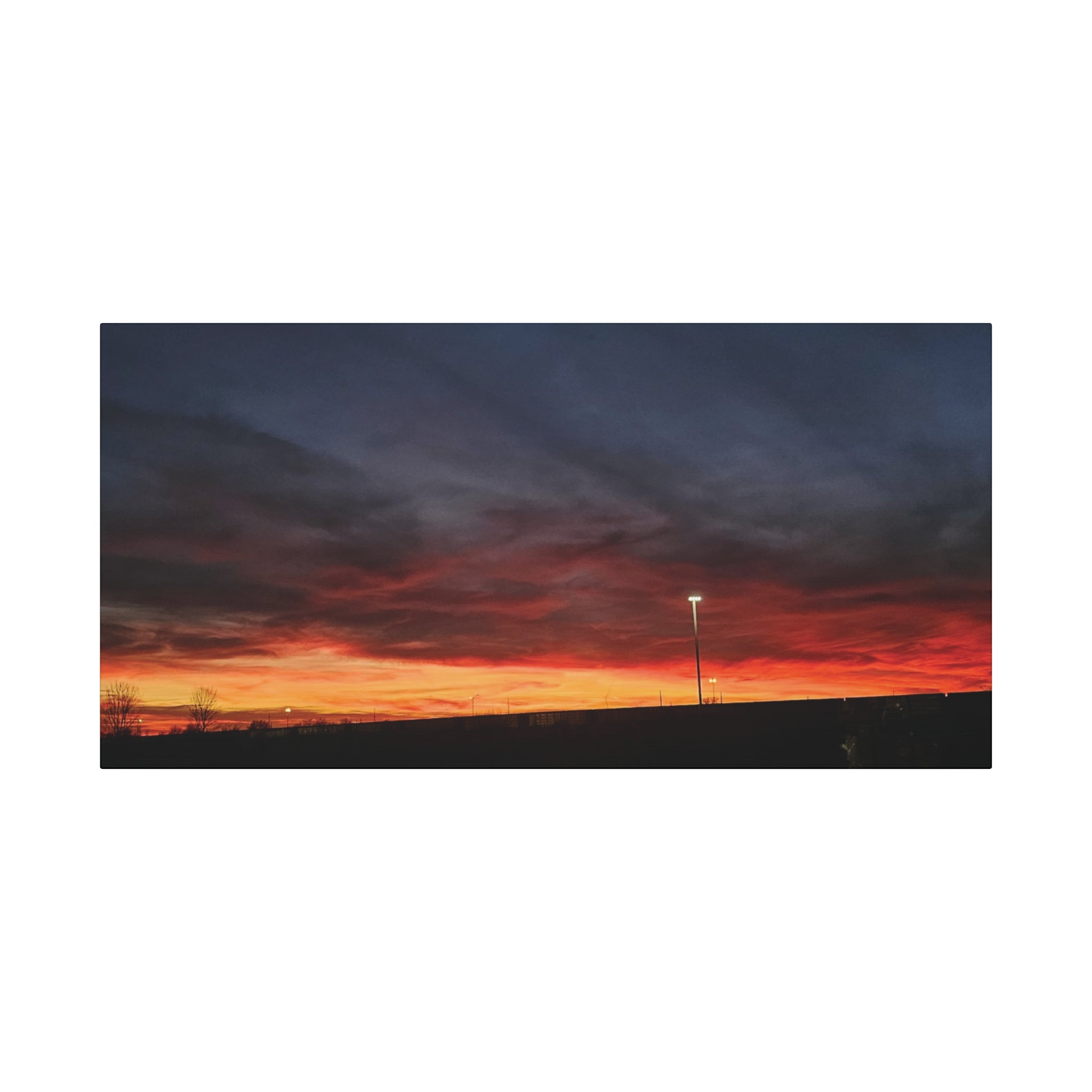 Sunset Sky Matte Canvas