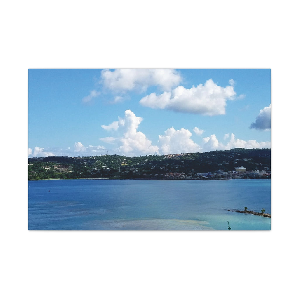 Island Seaview Matte Canvas