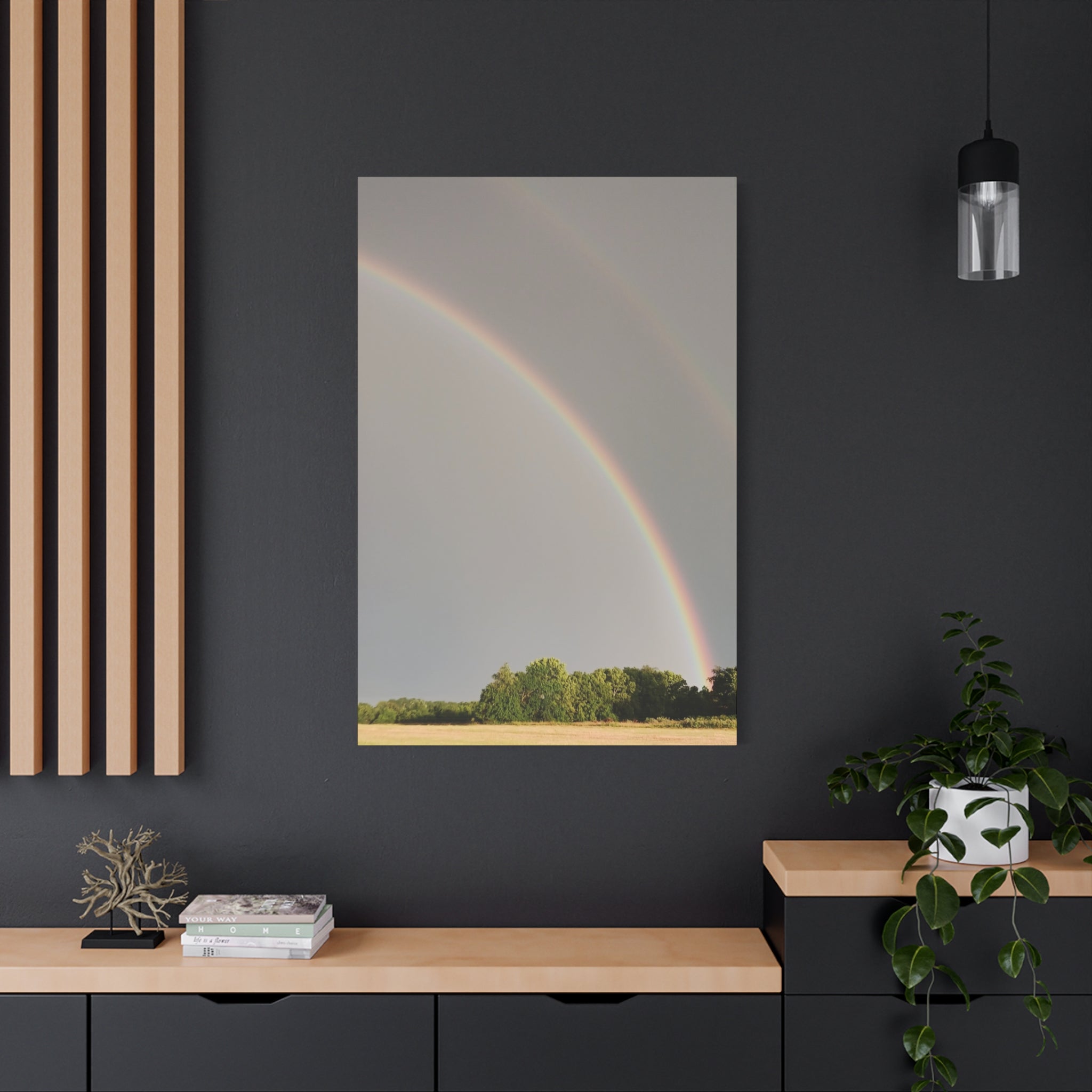 Double Rainbow Canvas