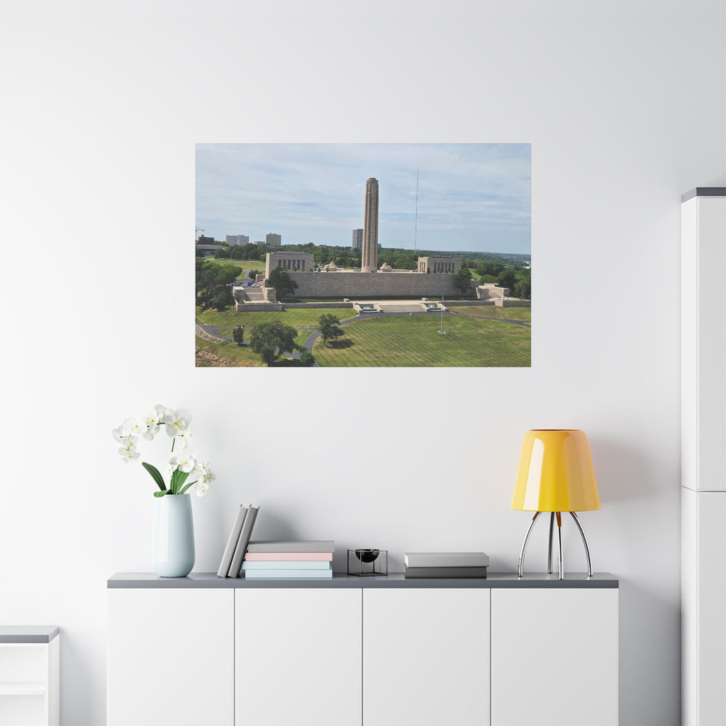 Liberty Memorial Aerial View Kansas City Canvas