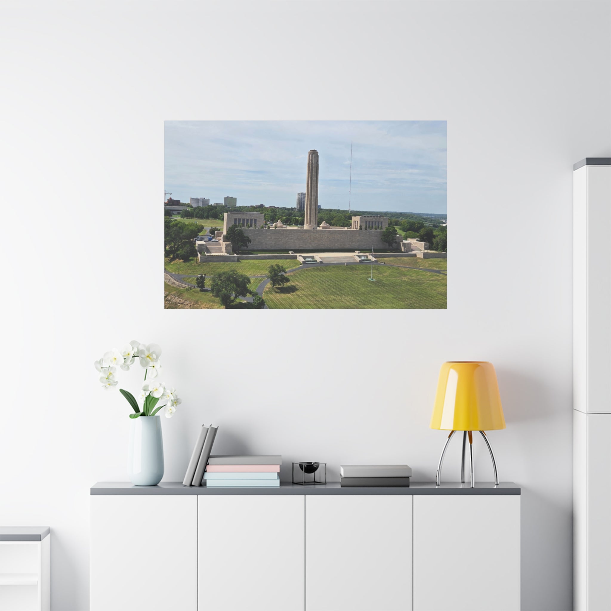 Liberty Memorial Aerial View Kansas City Canvas