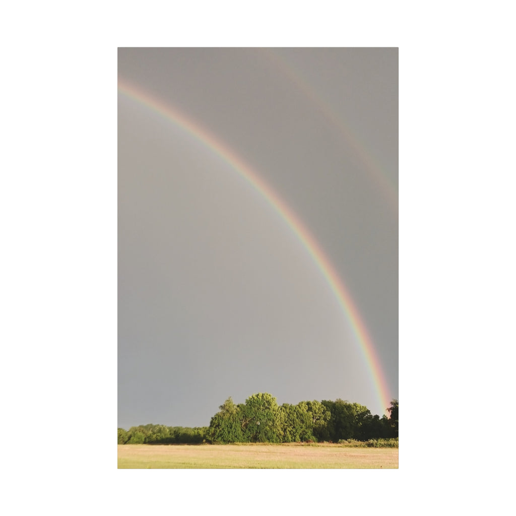 Double Rainbow Canvas