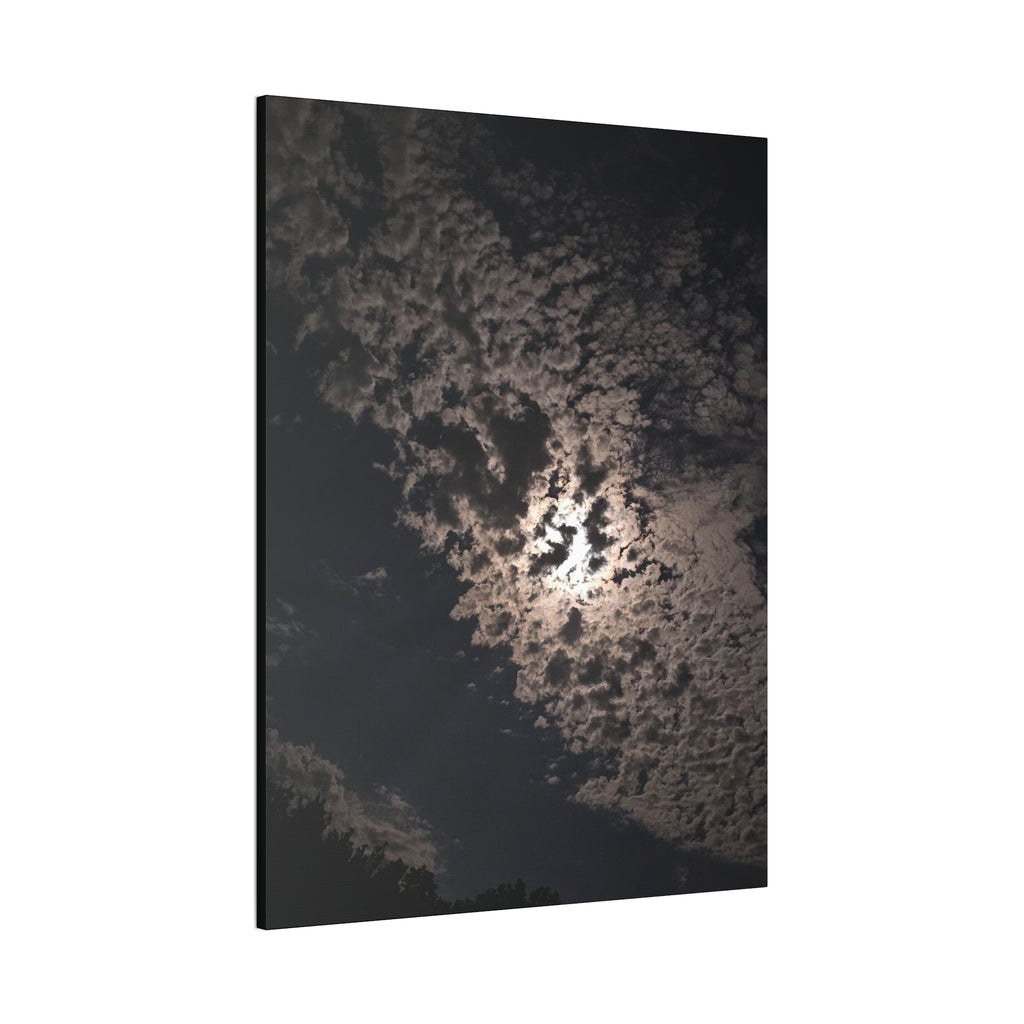 Moonlit Cloudscape Canvas