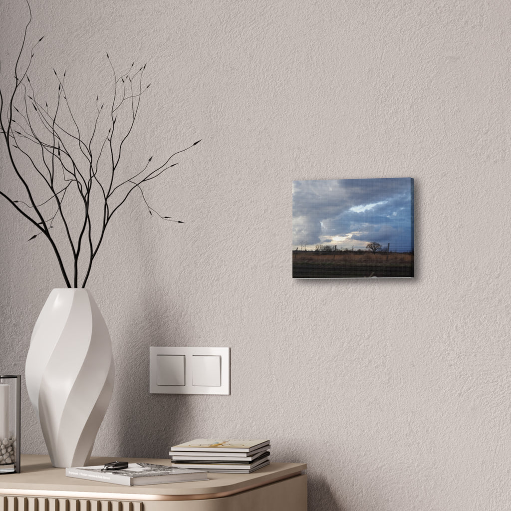 Stormy Sky Landscape Canvas / Farm / Midwest