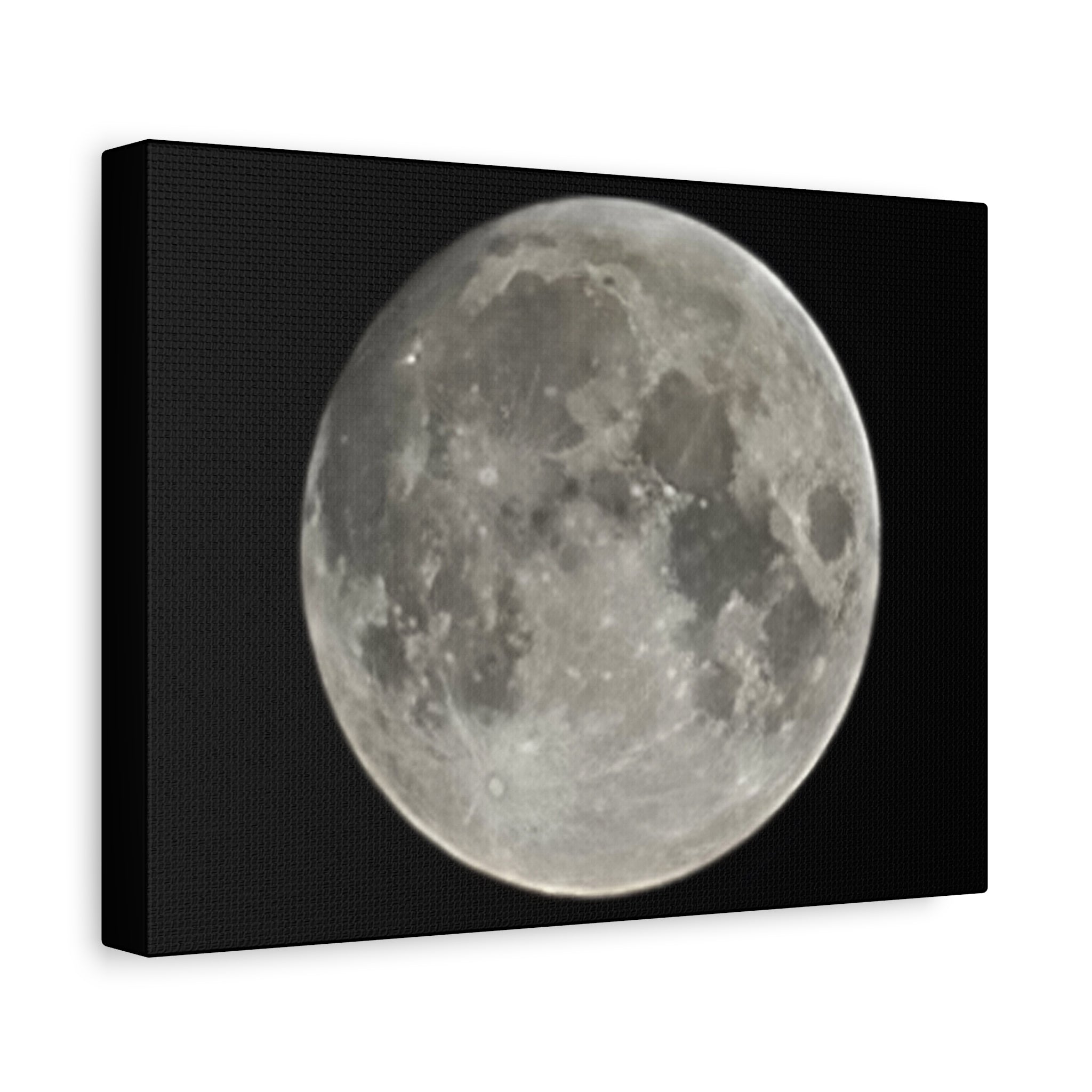 Full Moon Matte Stretched Canvas