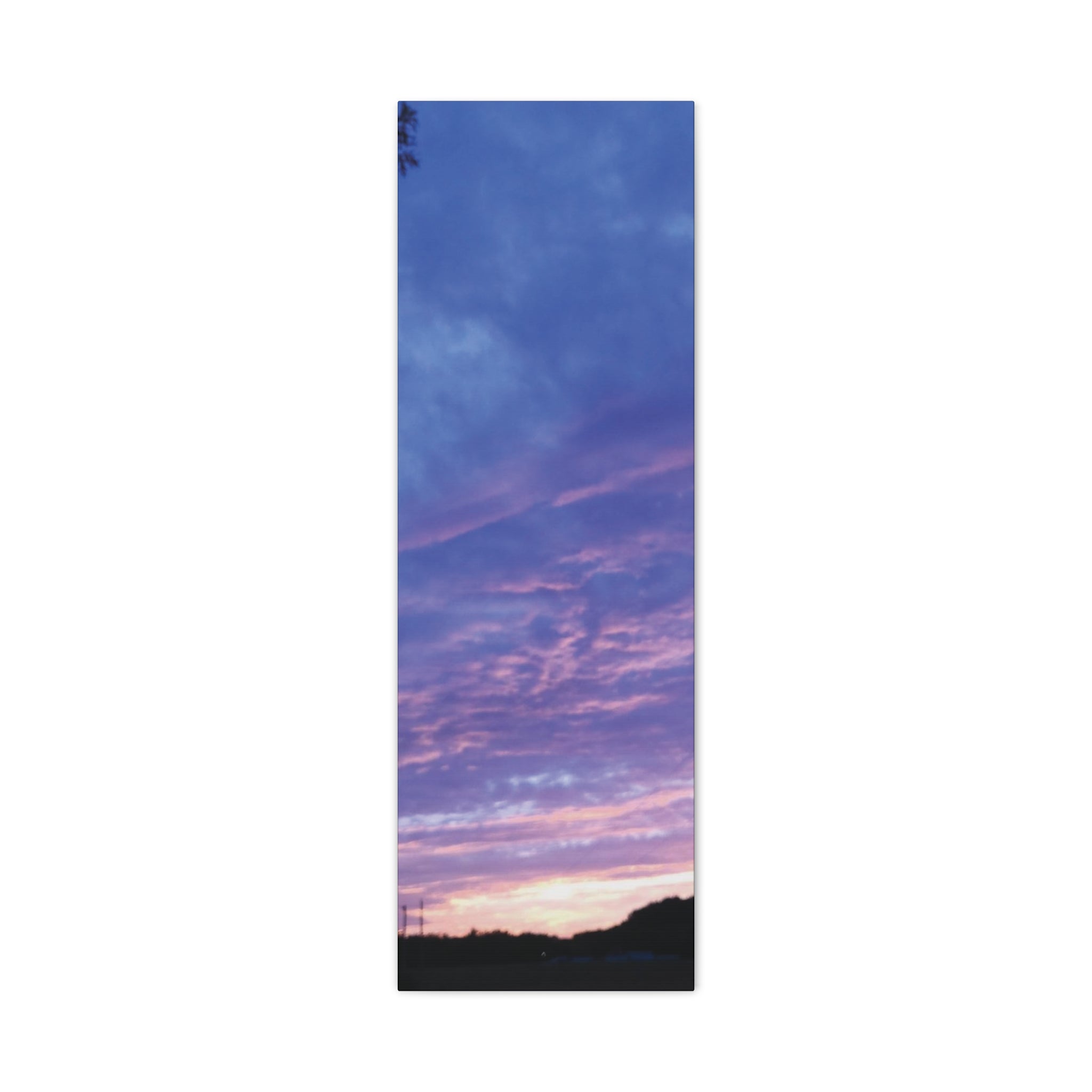 Purple Sunset Sky Canvas