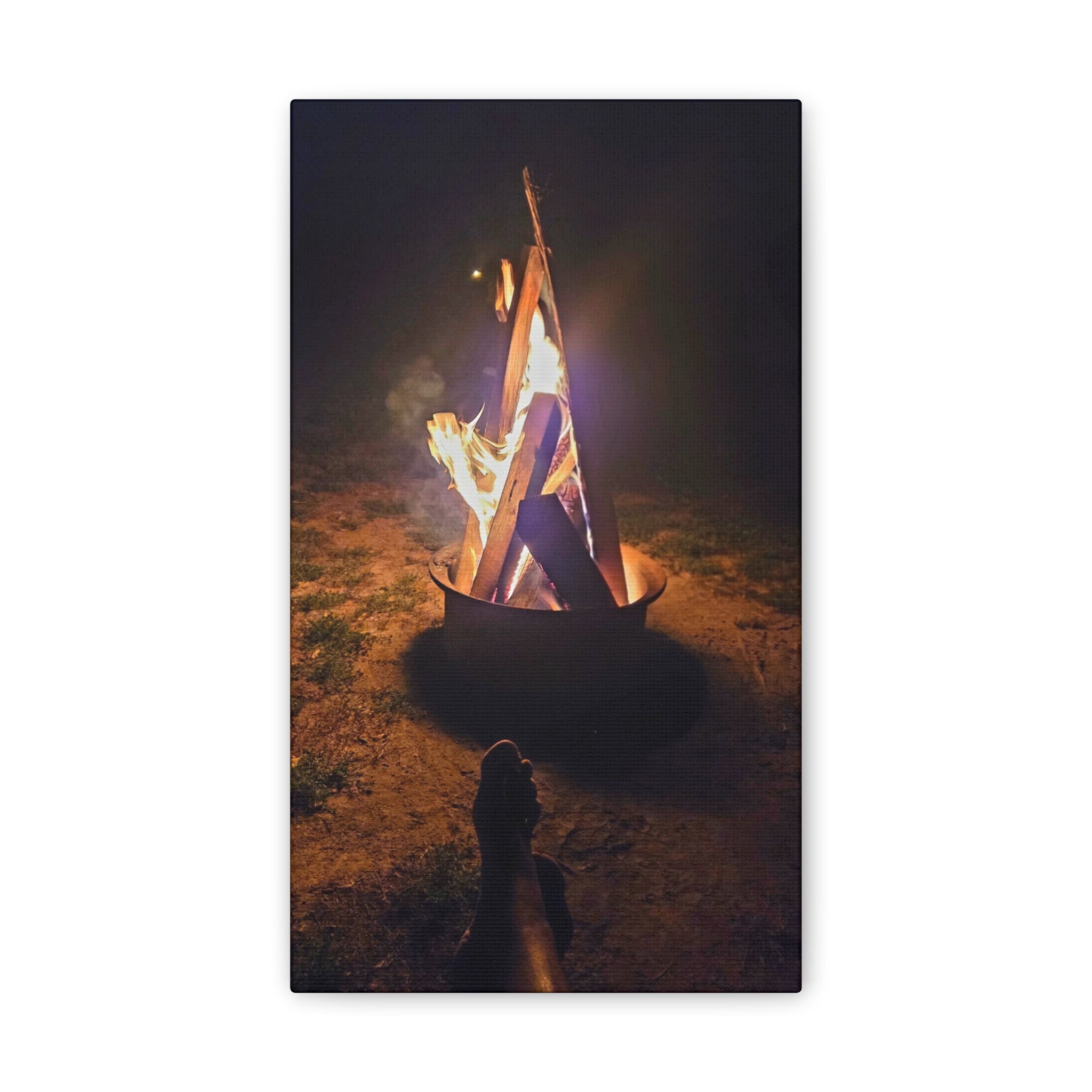 Campfire Night Canvas