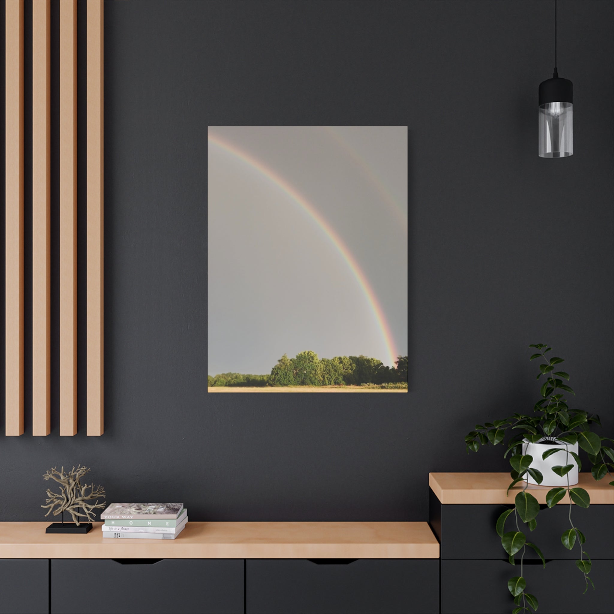 Double Rainbow Canvas
