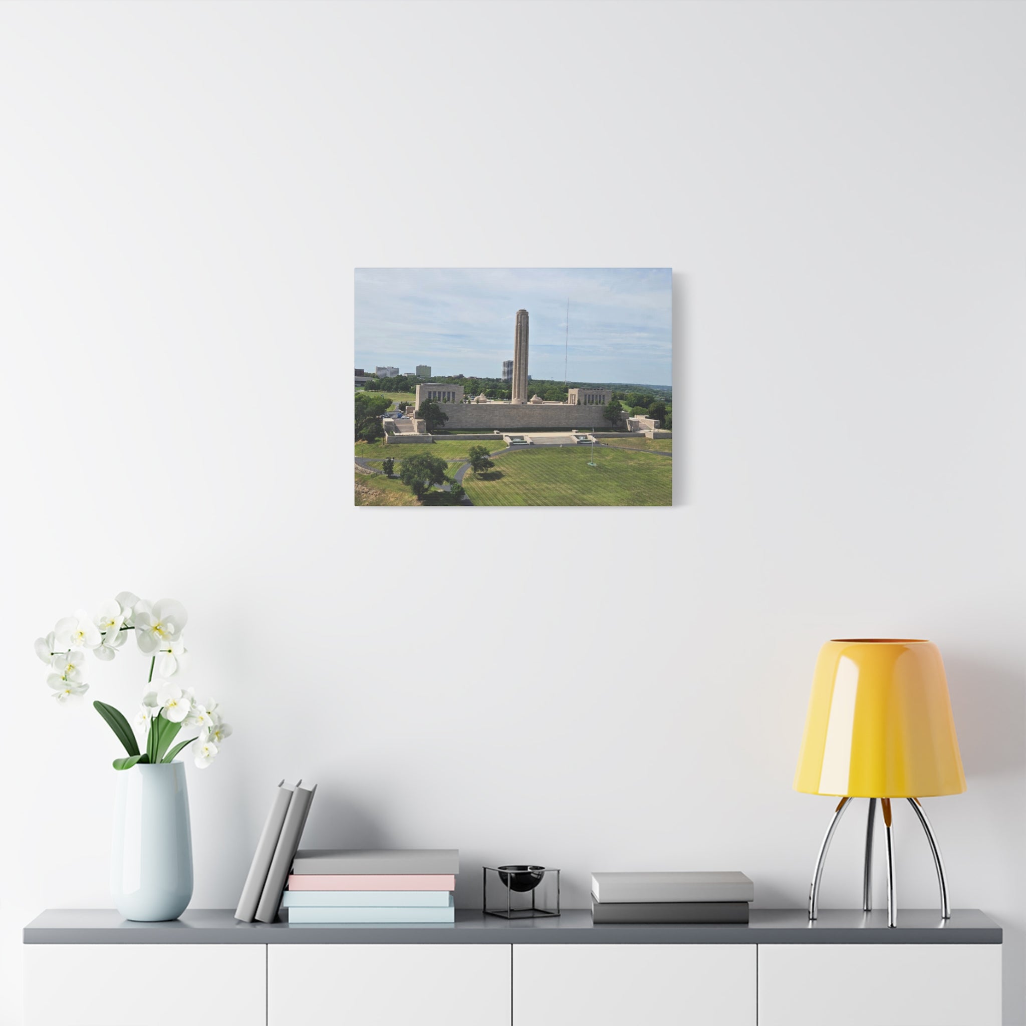 Liberty Memorial Aerial View Kansas City Canvas