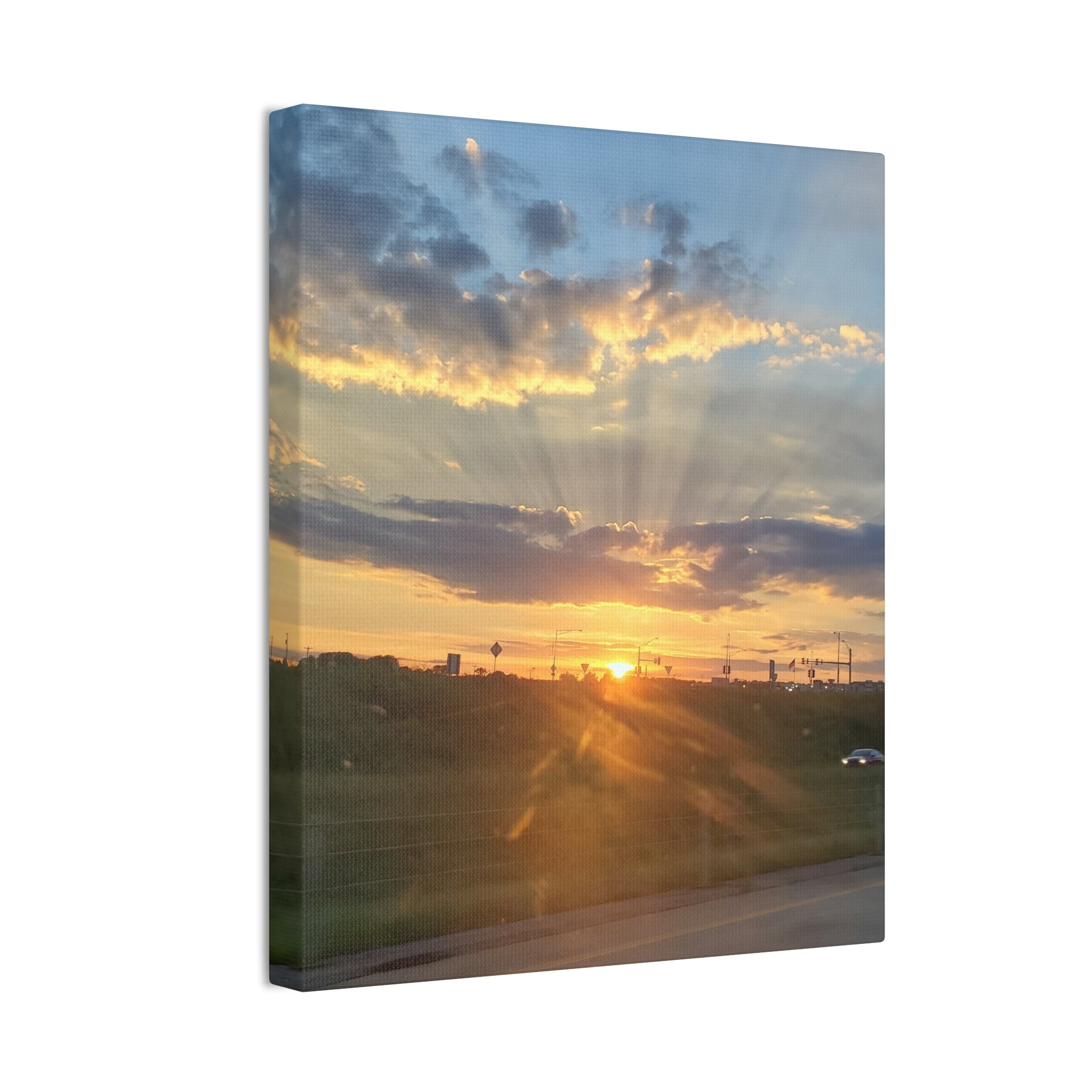 Sunrise Highway Photo Canvas