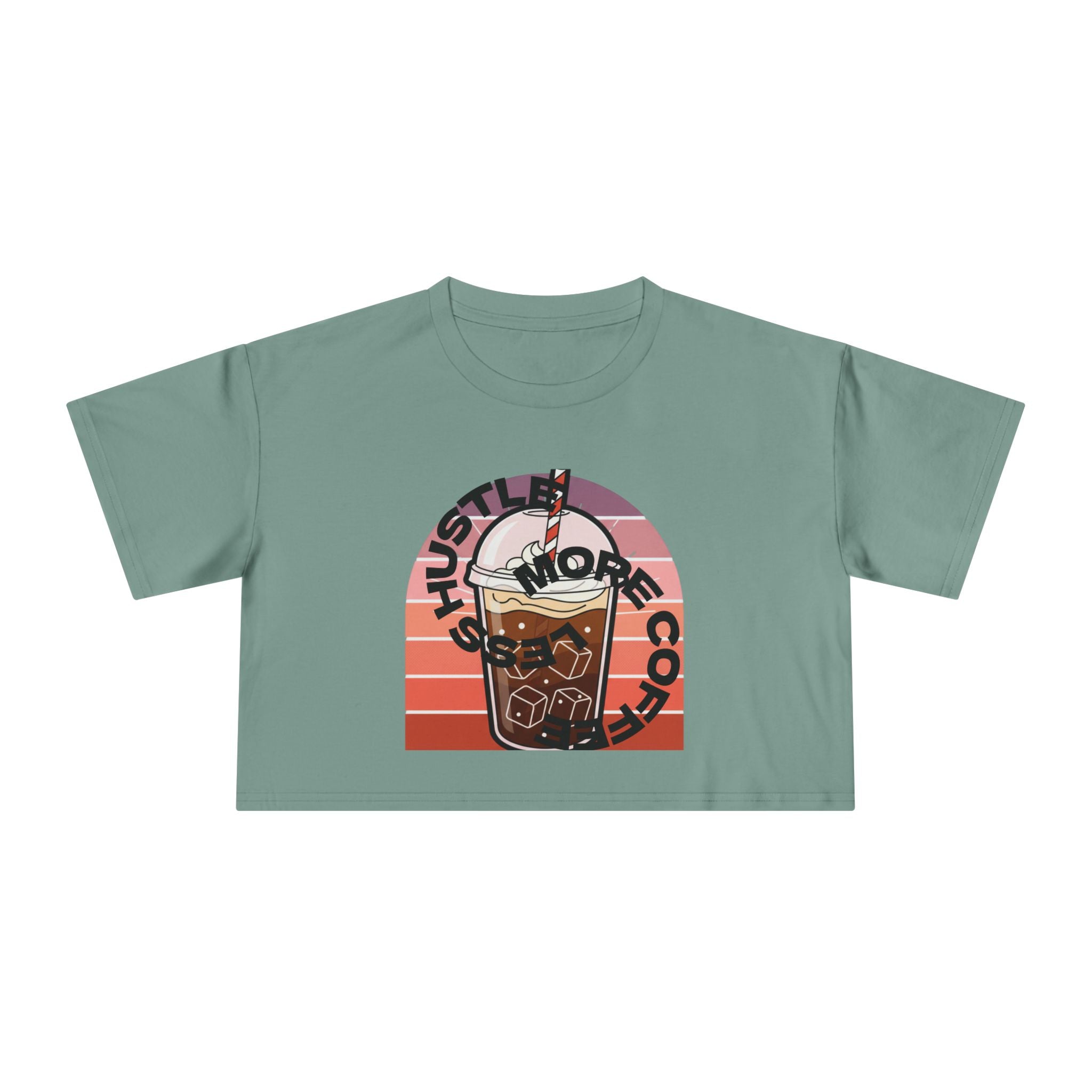 Women's Crop Tee love coffee