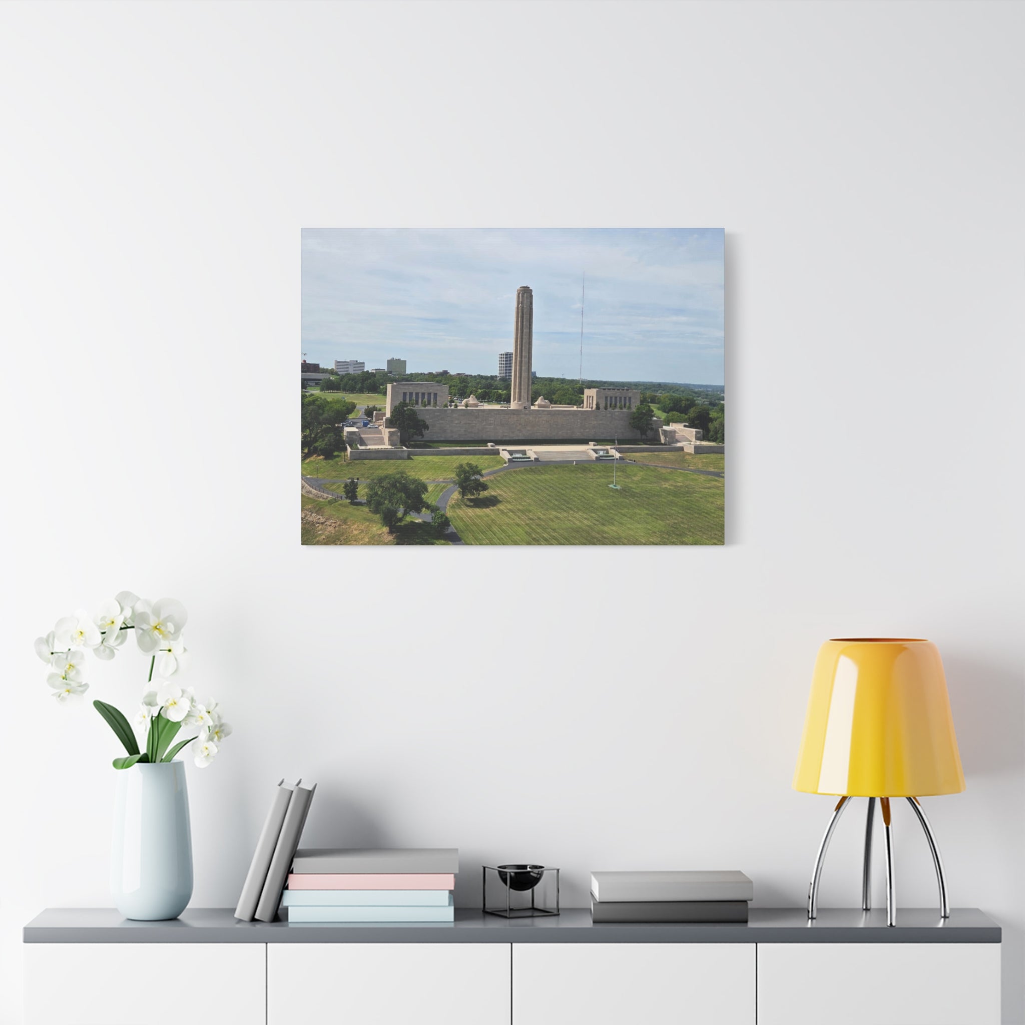 Liberty Memorial Aerial View Kansas City Canvas