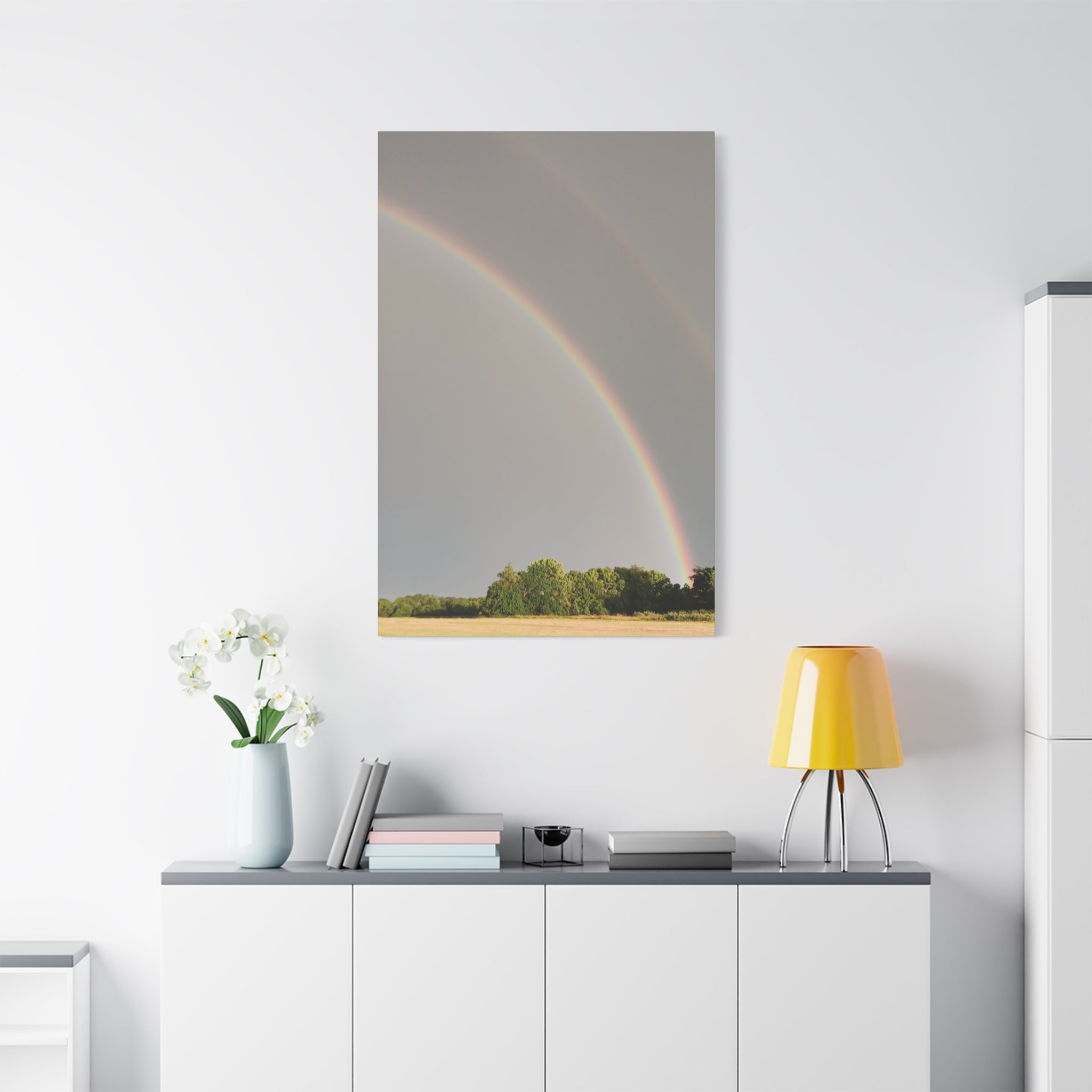 Double Rainbow Canvas