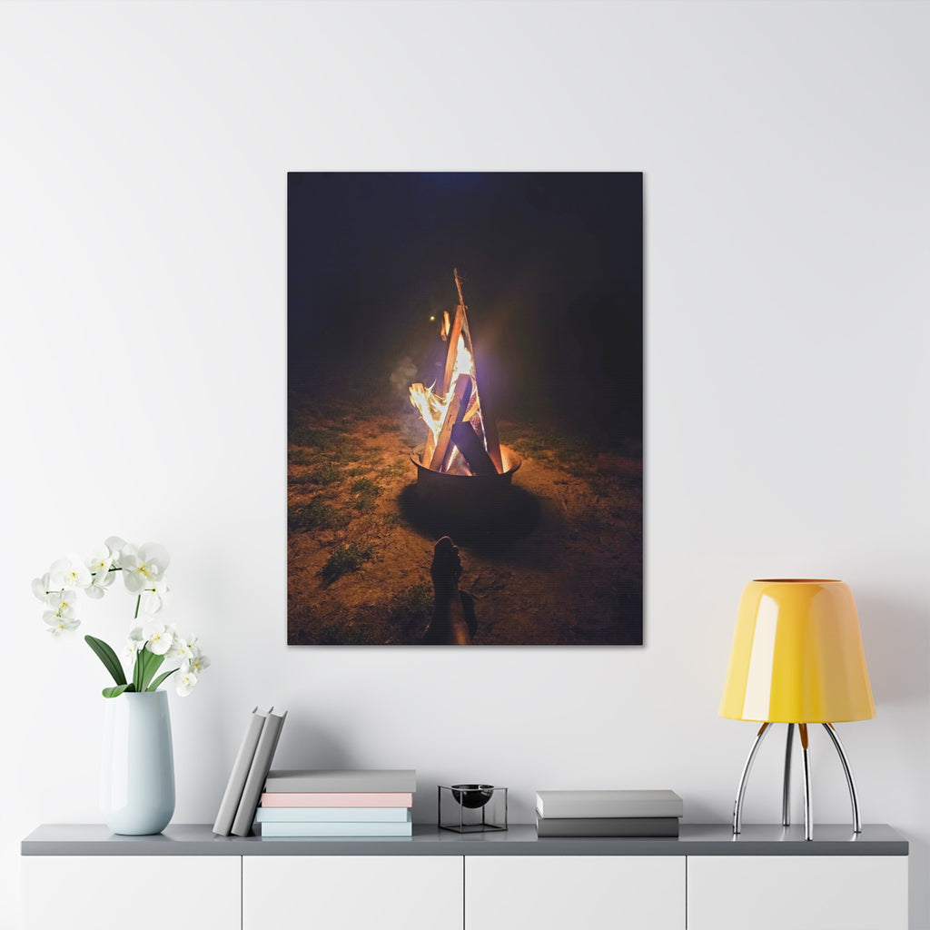 Campfire Night Canvas