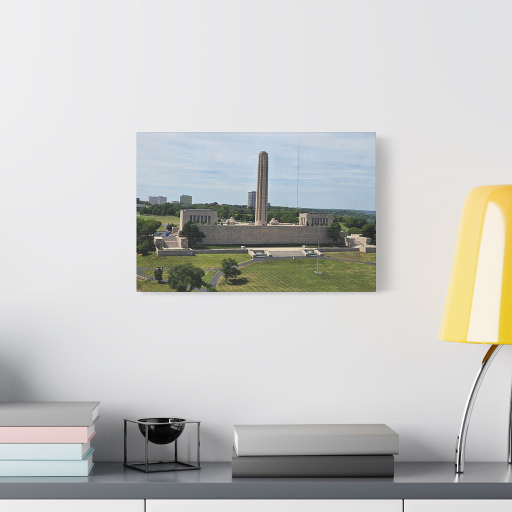 Liberty Memorial Aerial View Kansas City Canvas