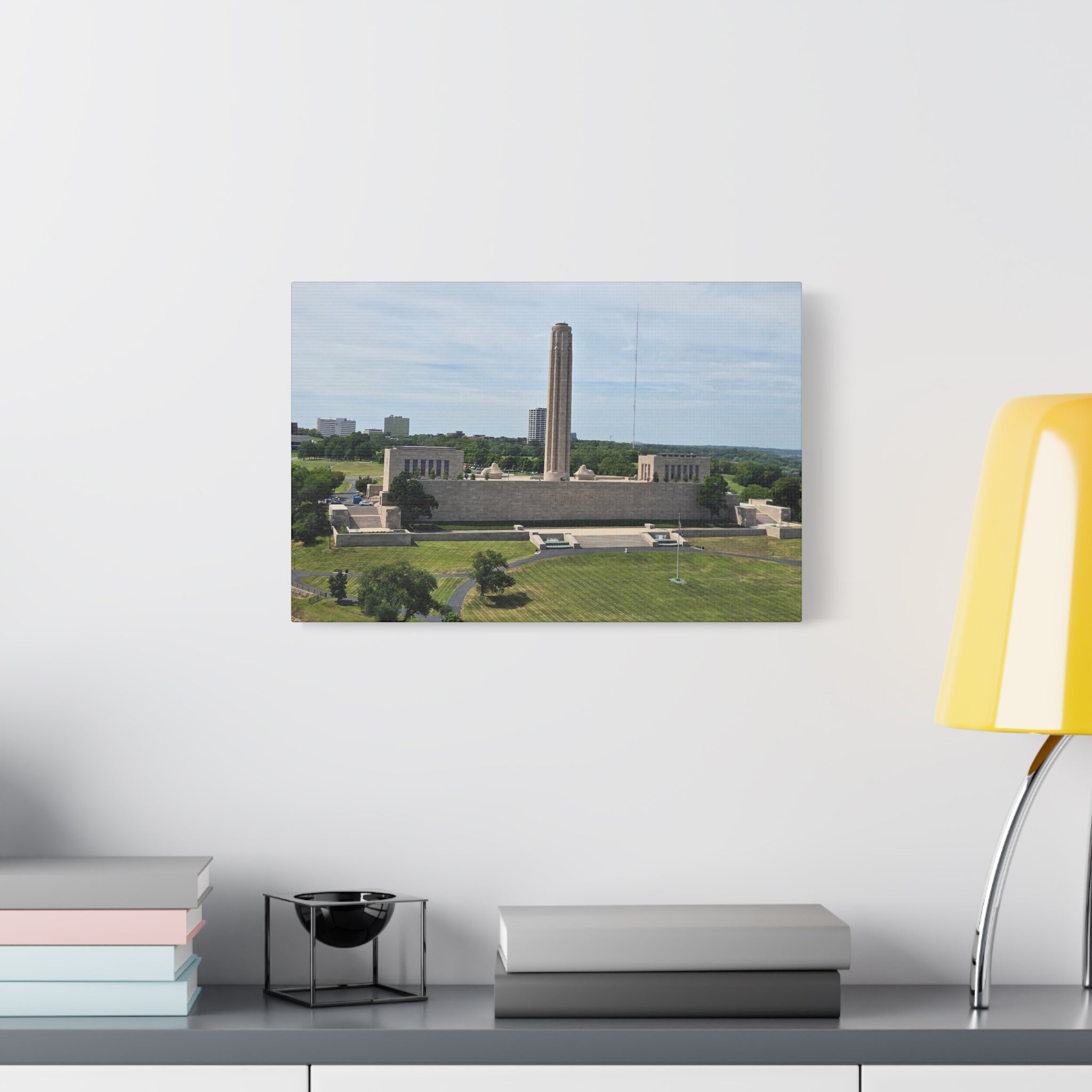 Liberty Memorial Aerial View Kansas City Canvas