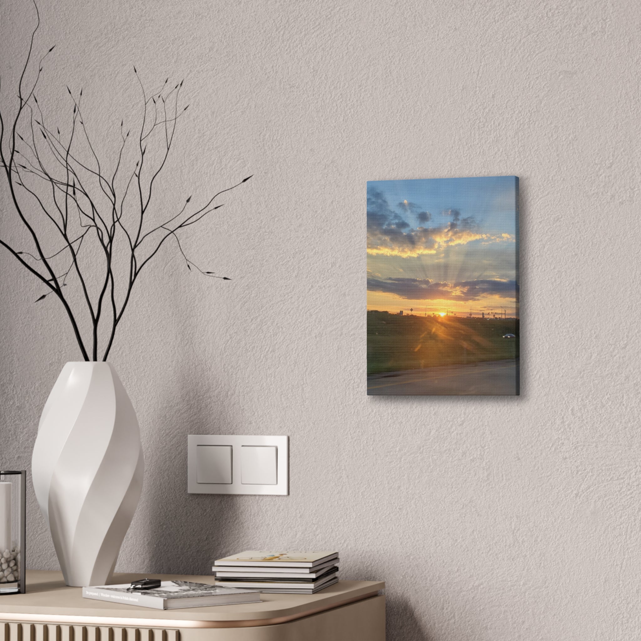 Sunrise Highway Photo Canvas