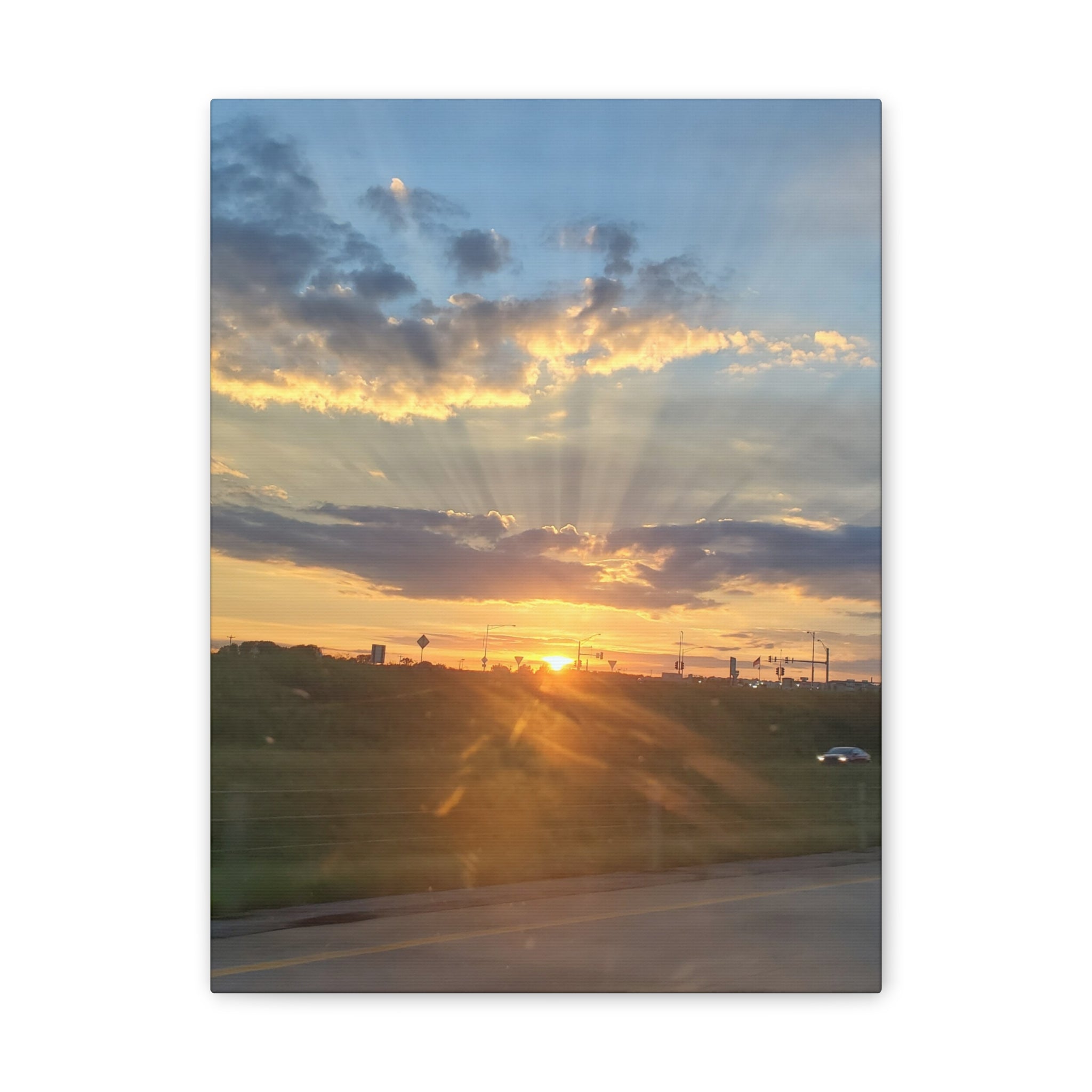 Sunrise Highway Photo Canvas