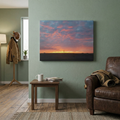 Pink and Orange Sunset Canvas