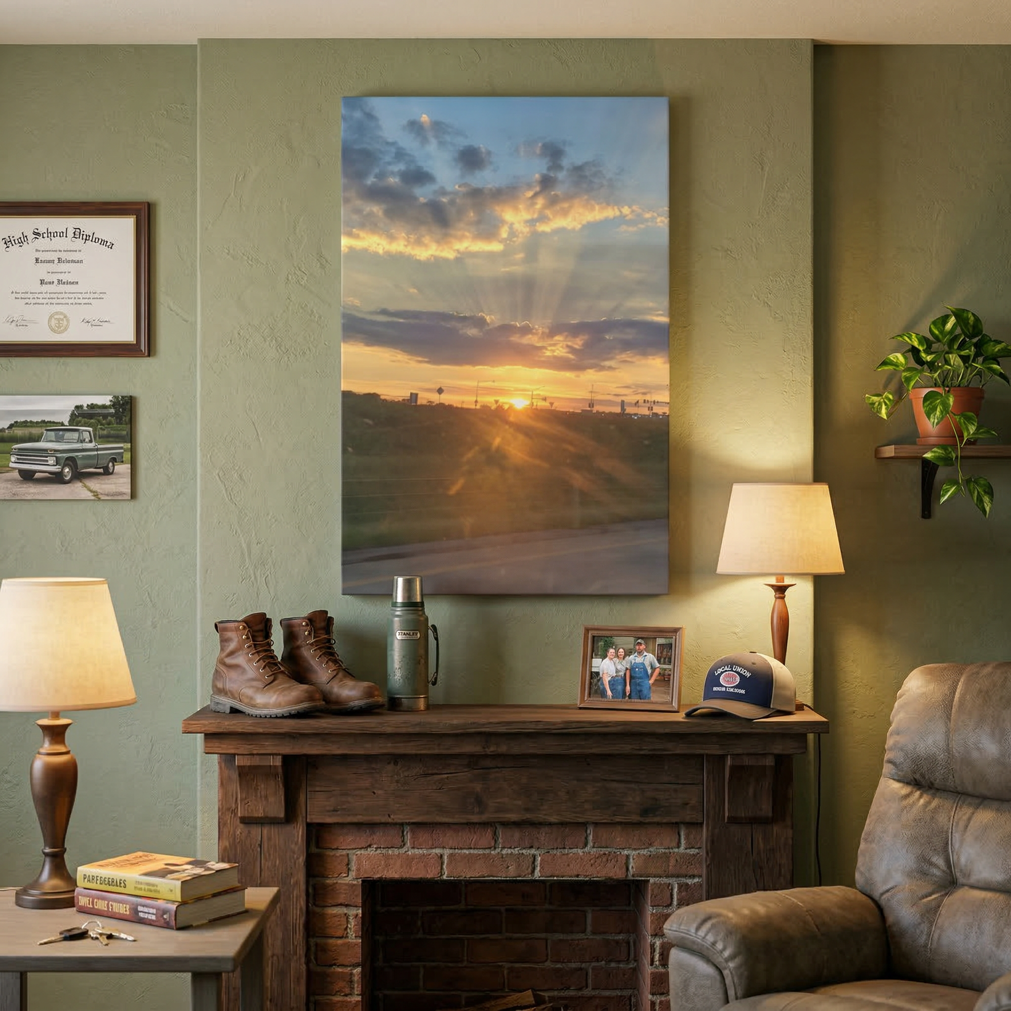 Sunrise Highway Photo Canvas