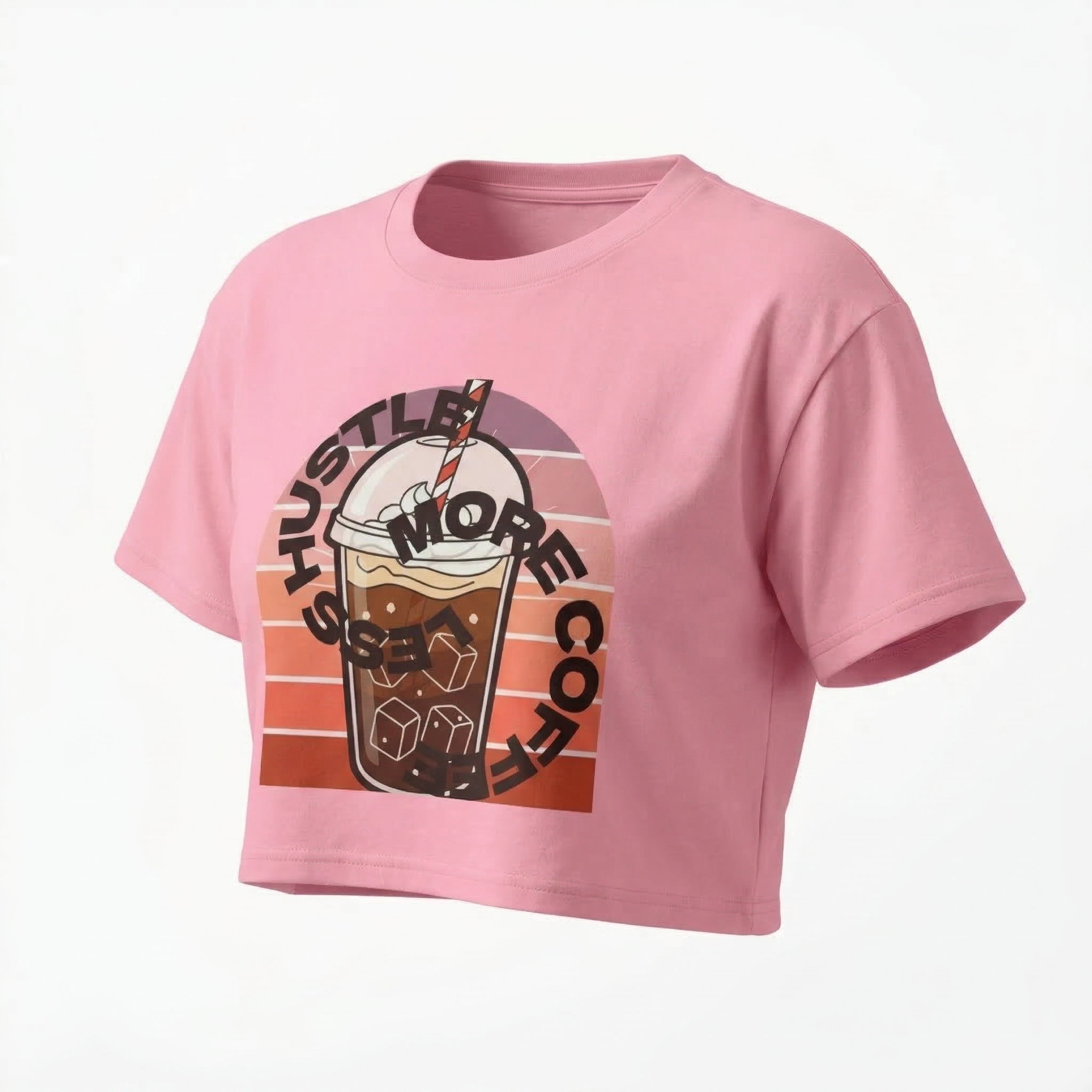 Women's Crop Tee love coffee