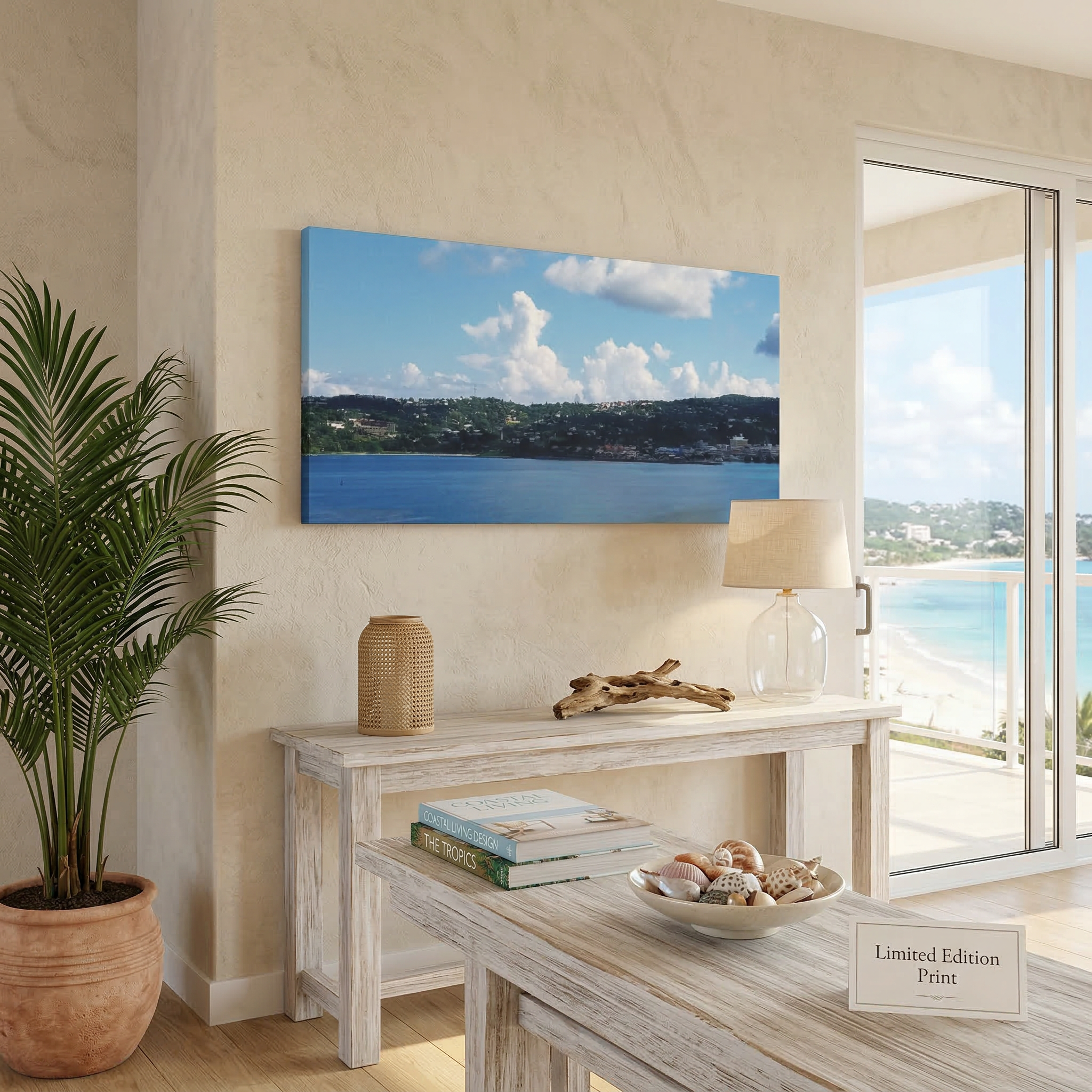 Island Seaview Matte Canvas