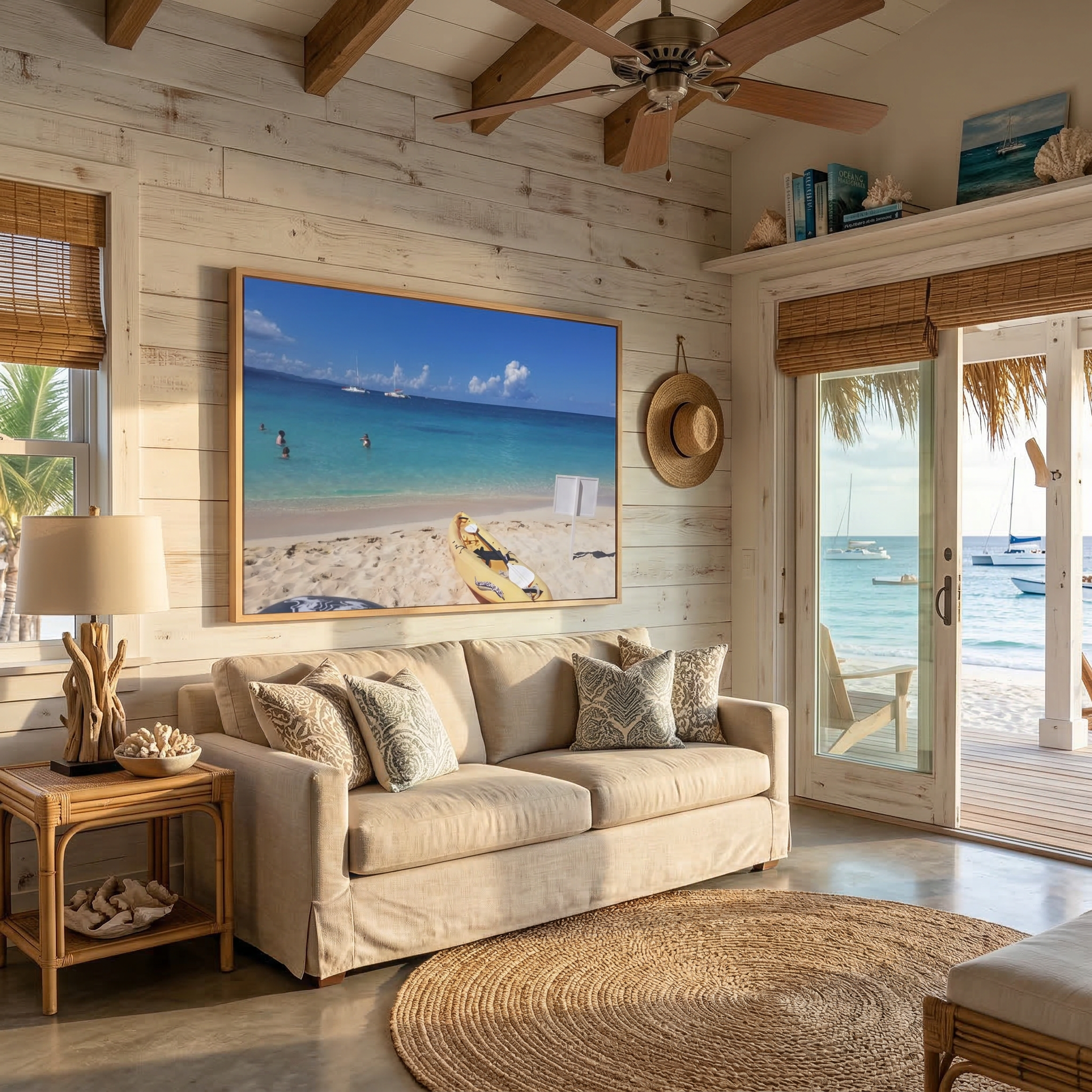 Beach Ocean Matte Canvas