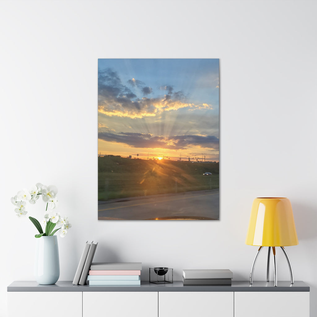 Sunrise Highway Photo Canvas