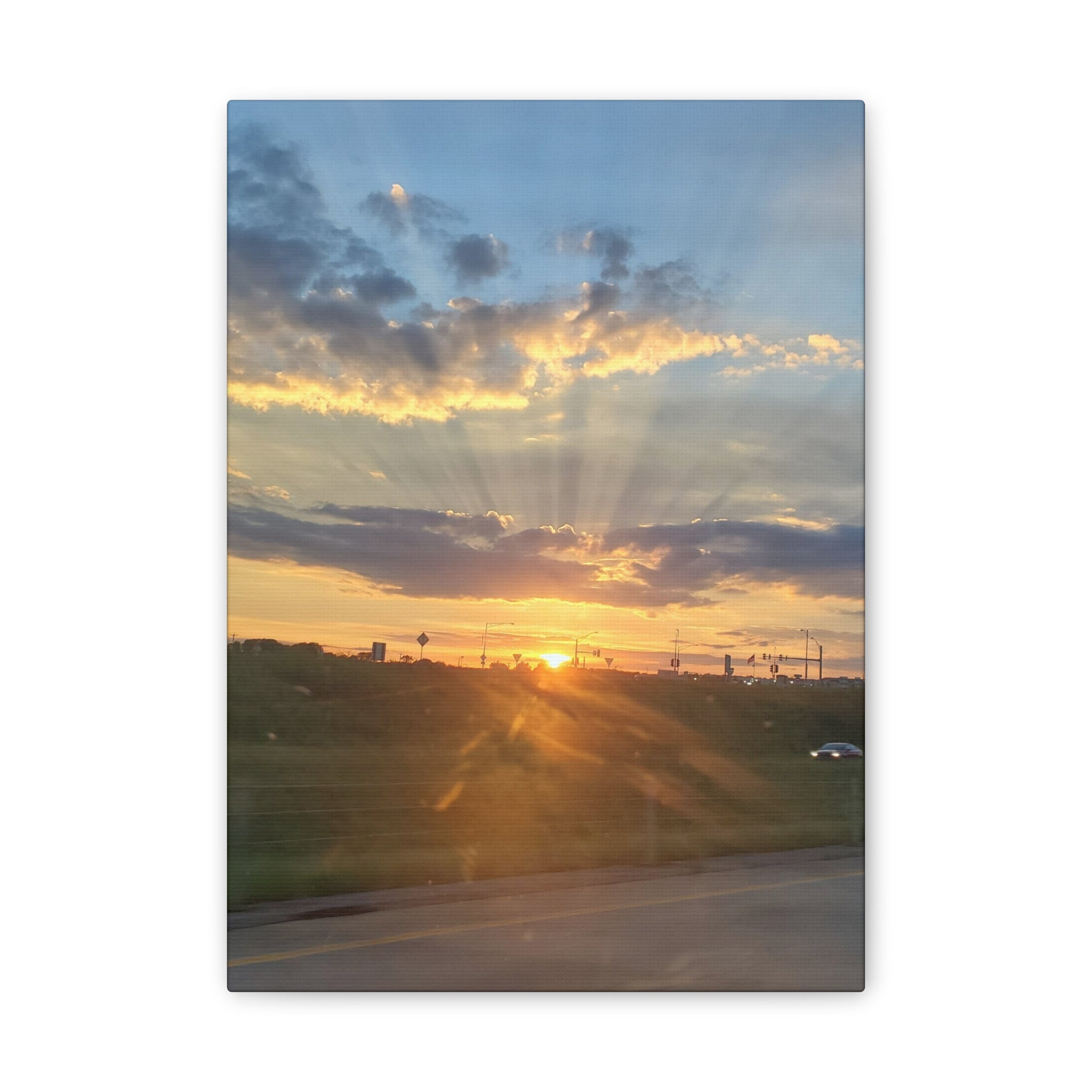 Sunrise Highway Photo Canvas