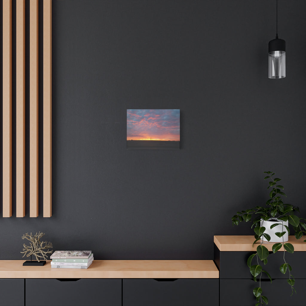 Pink and Orange Sunset Canvas