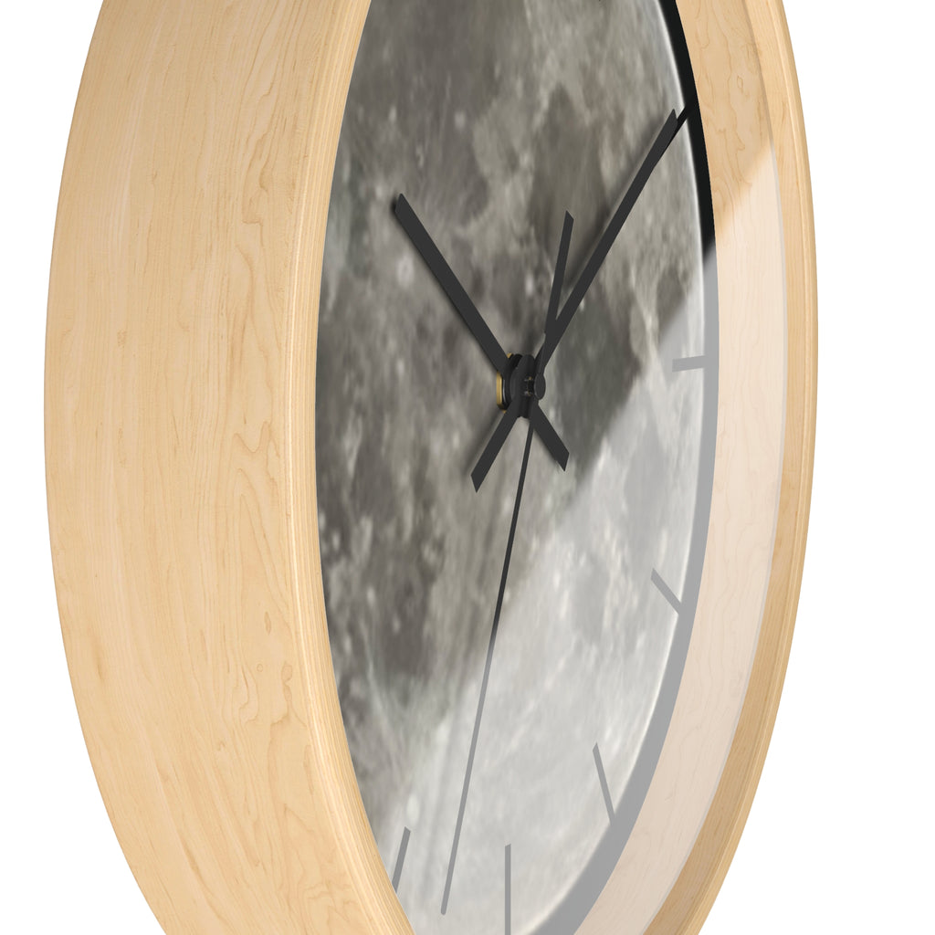 Full Moon Wall Clock, Lunar Moonface Clock