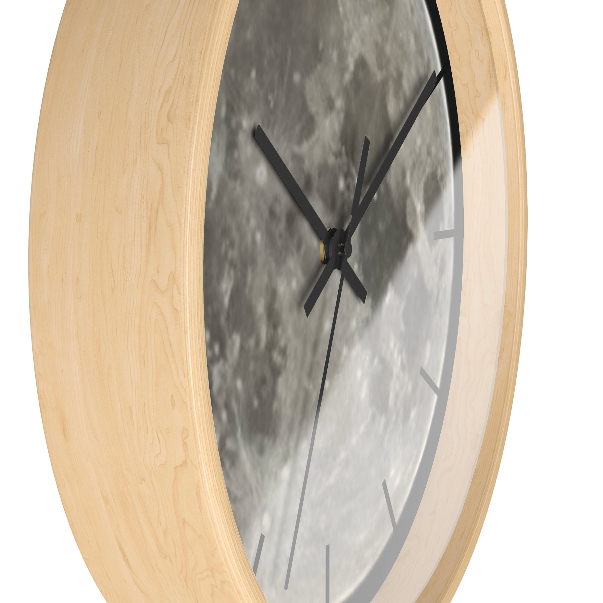 Full Moon Wall Clock, Lunar Moonface Clock