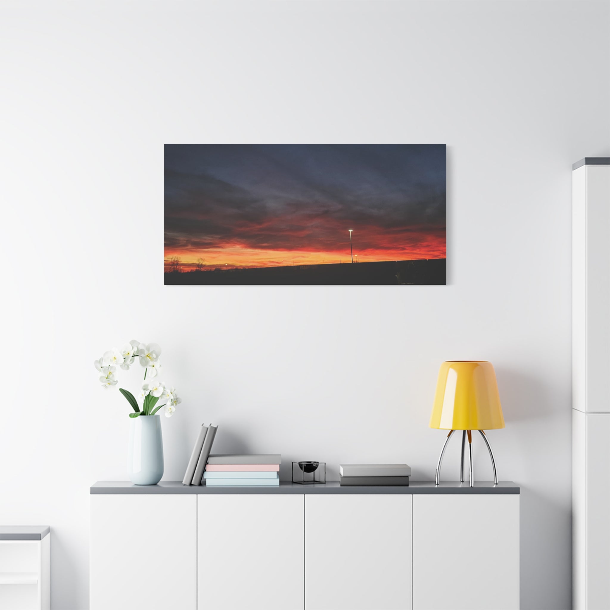 Sunset Sky Matte Canvas