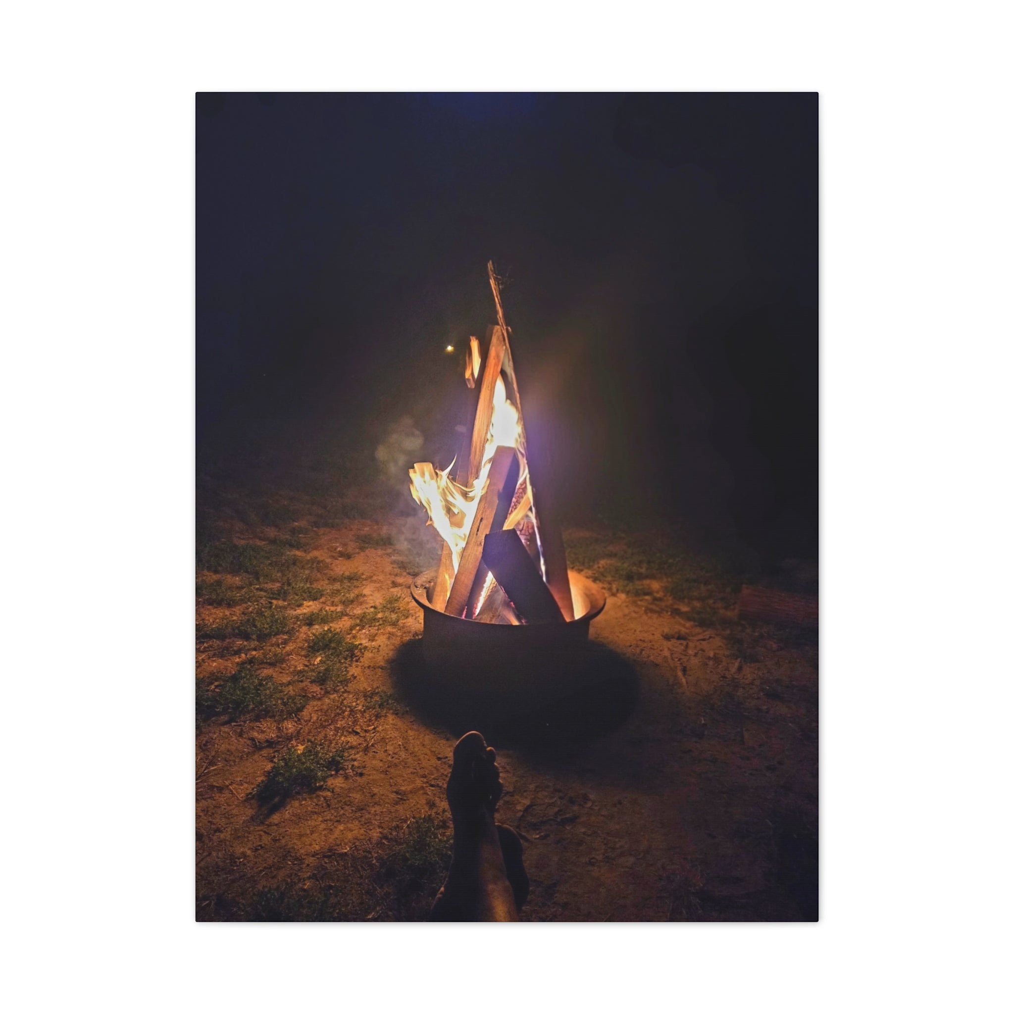 Campfire Night Canvas