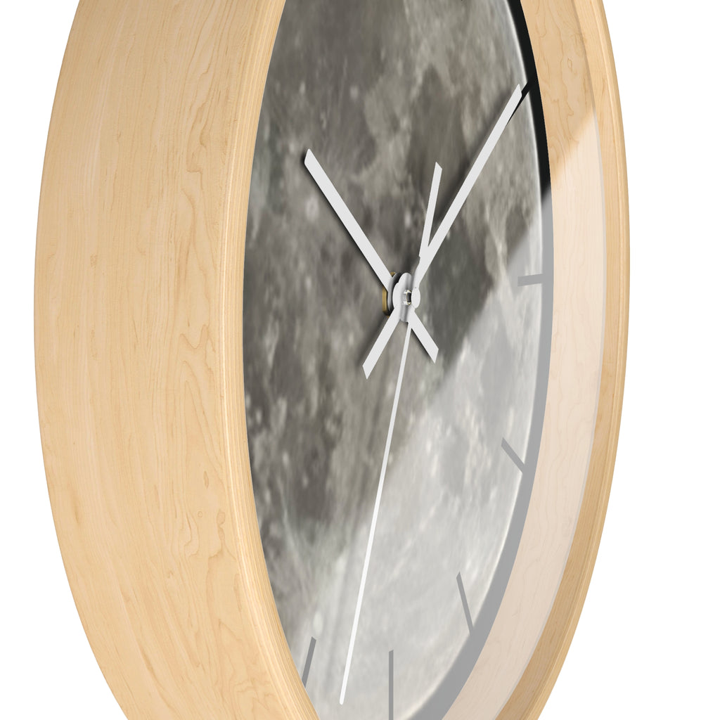 Full Moon Wall Clock, Lunar Moonface Clock
