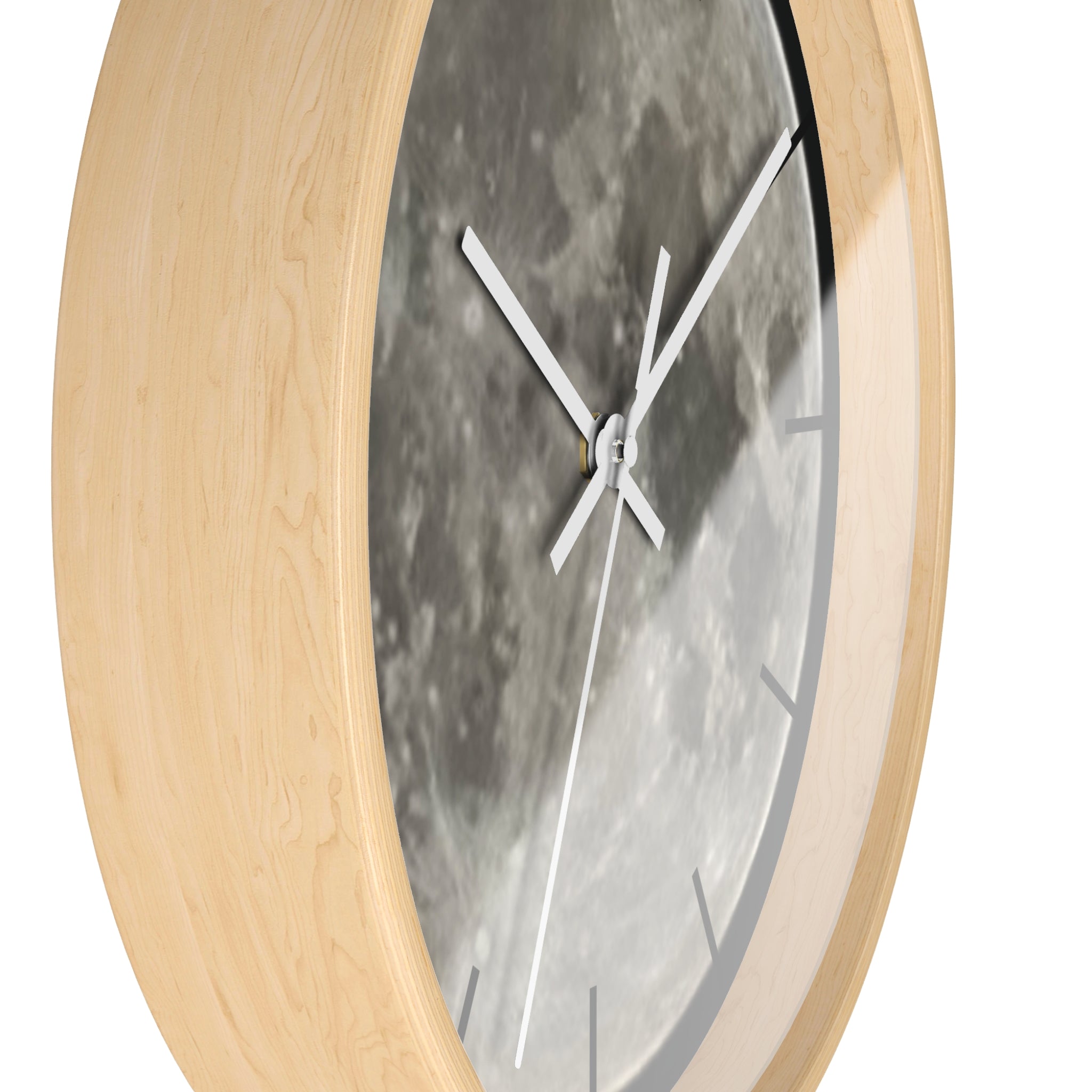 Full Moon Wall Clock, Lunar Moonface Clock