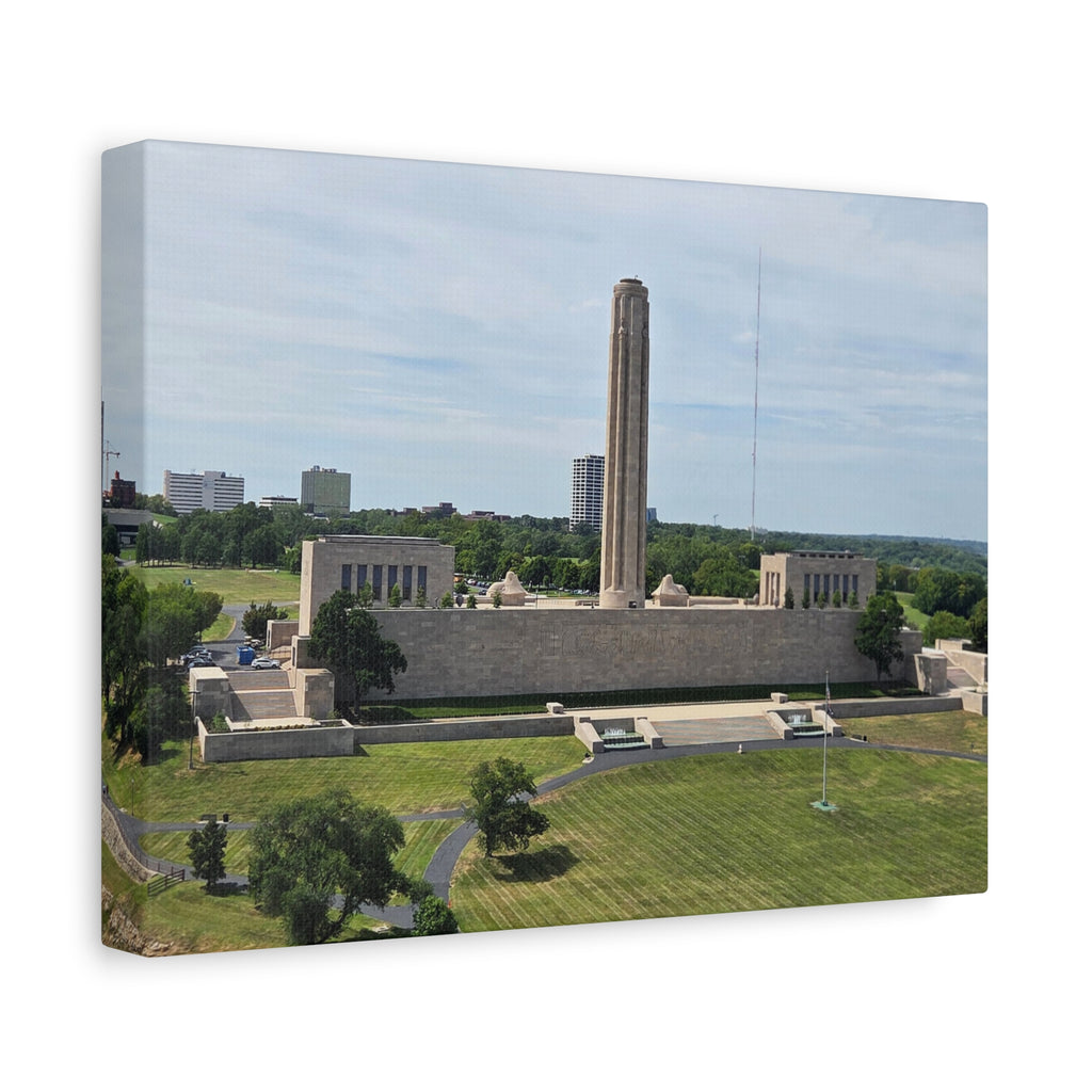Liberty Memorial Aerial View Kansas City Canvas