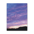 Purple Sunset Sky Canvas