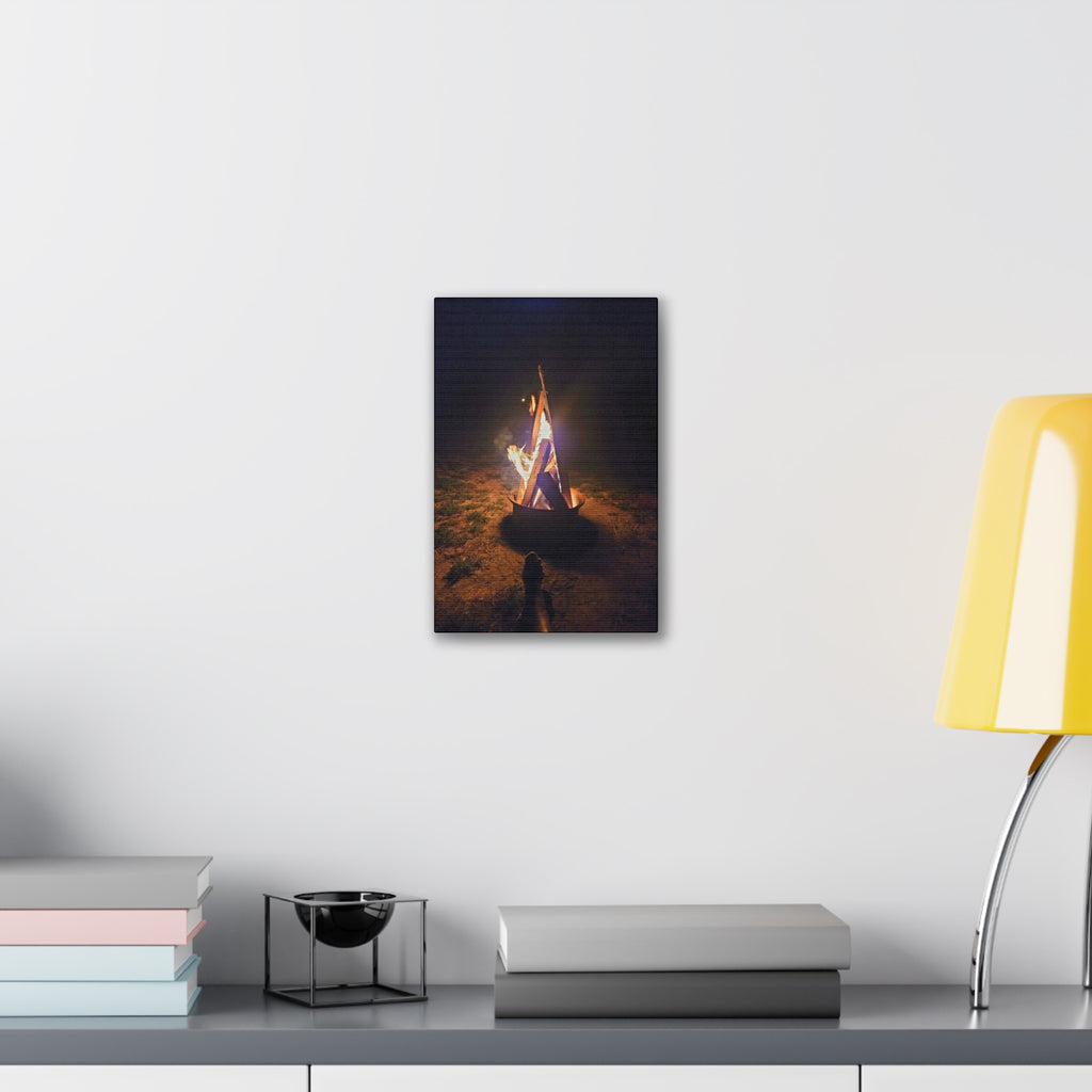 Campfire Night Canvas