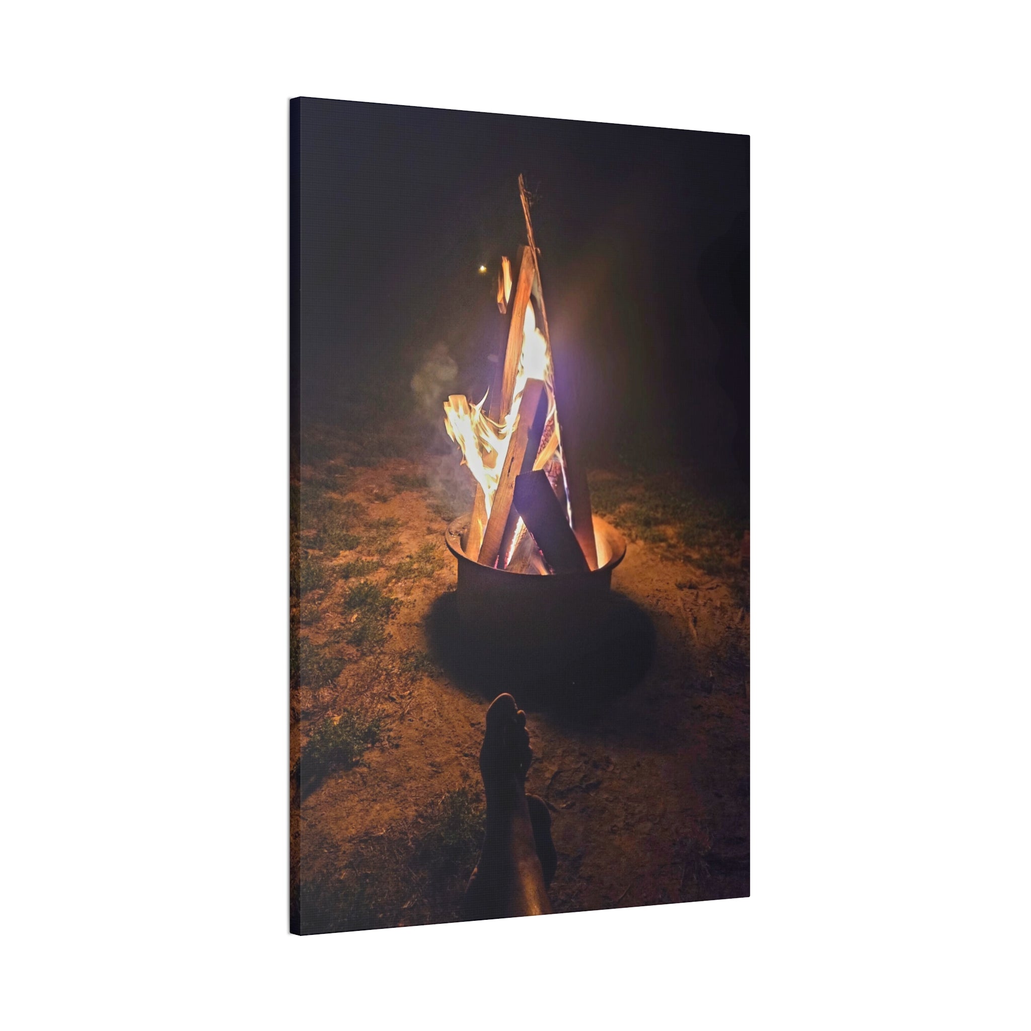 Campfire Night Canvas