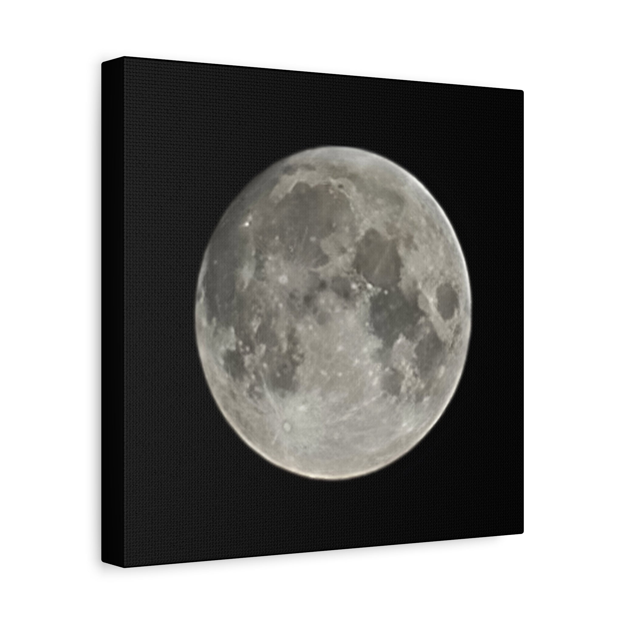 Full Moon Matte Stretched Canvas