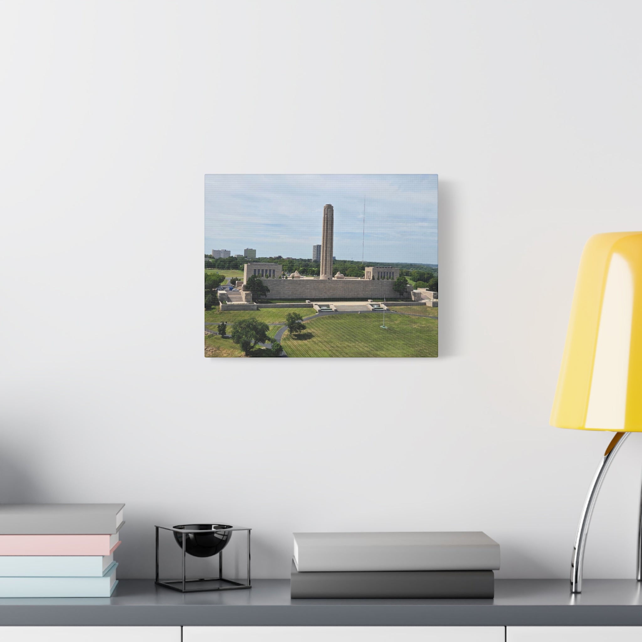 Liberty Memorial Aerial View Kansas City Canvas