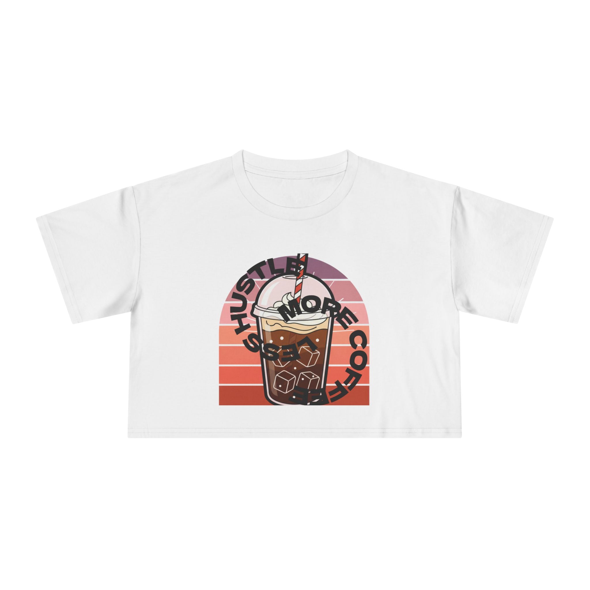 Women's Crop Tee love coffee