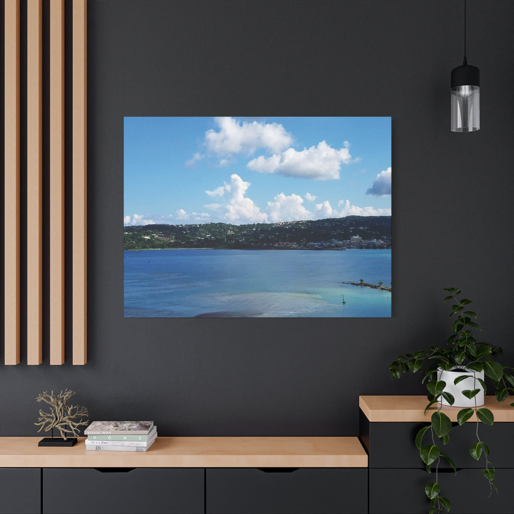 Island Seaview Matte Canvas