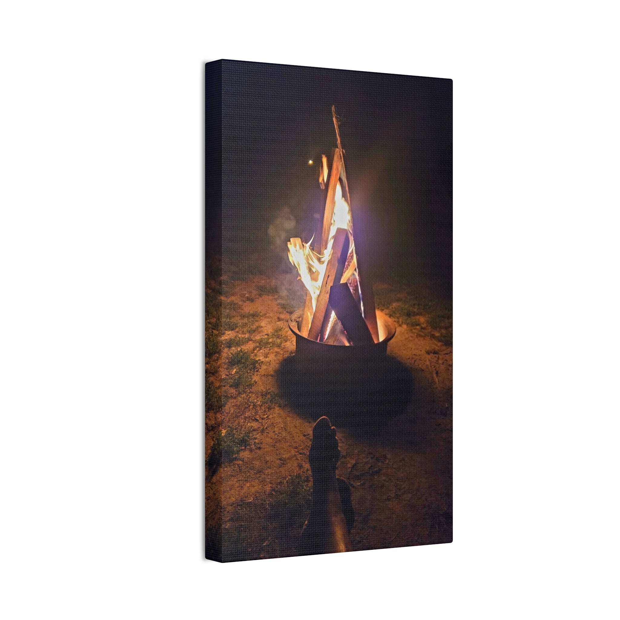 Campfire Night Canvas