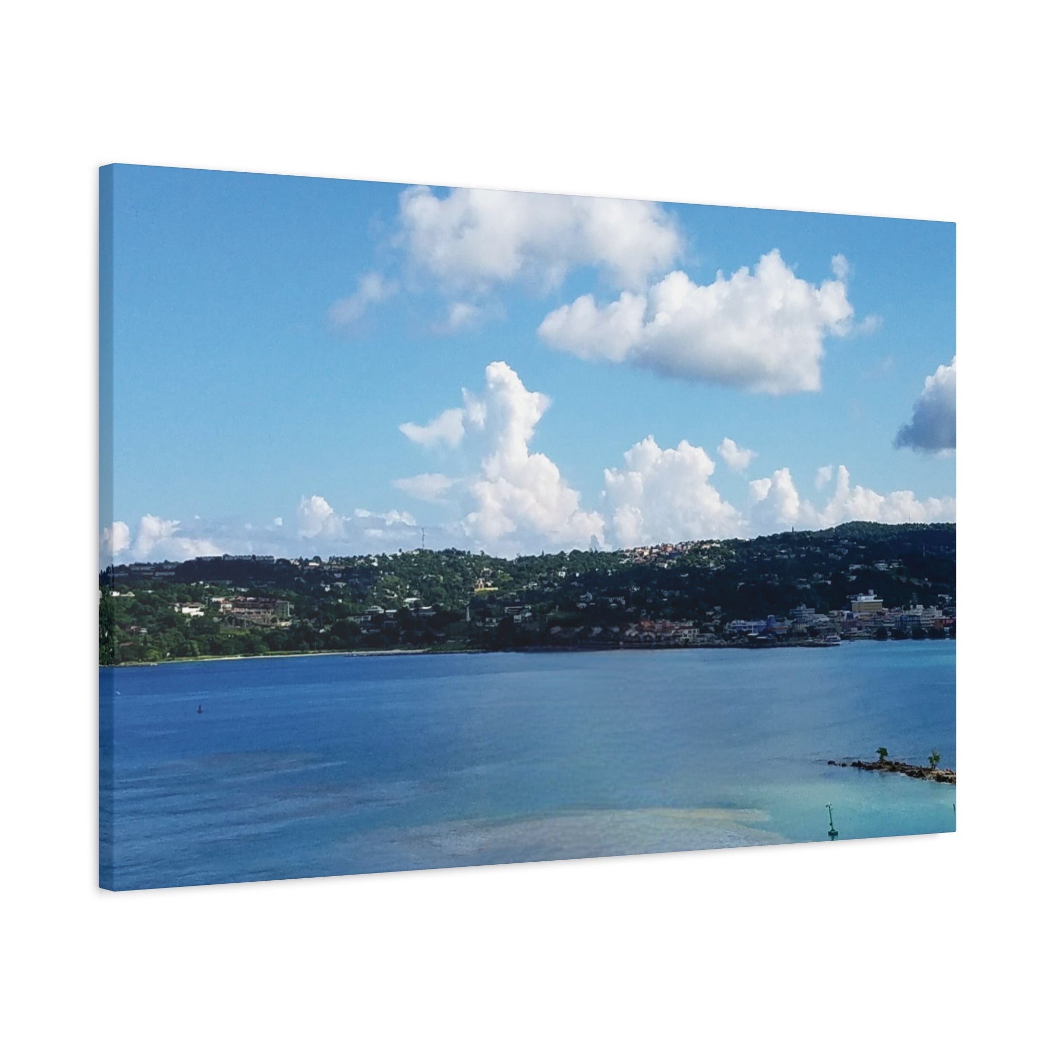 Island Seaview Matte Canvas
