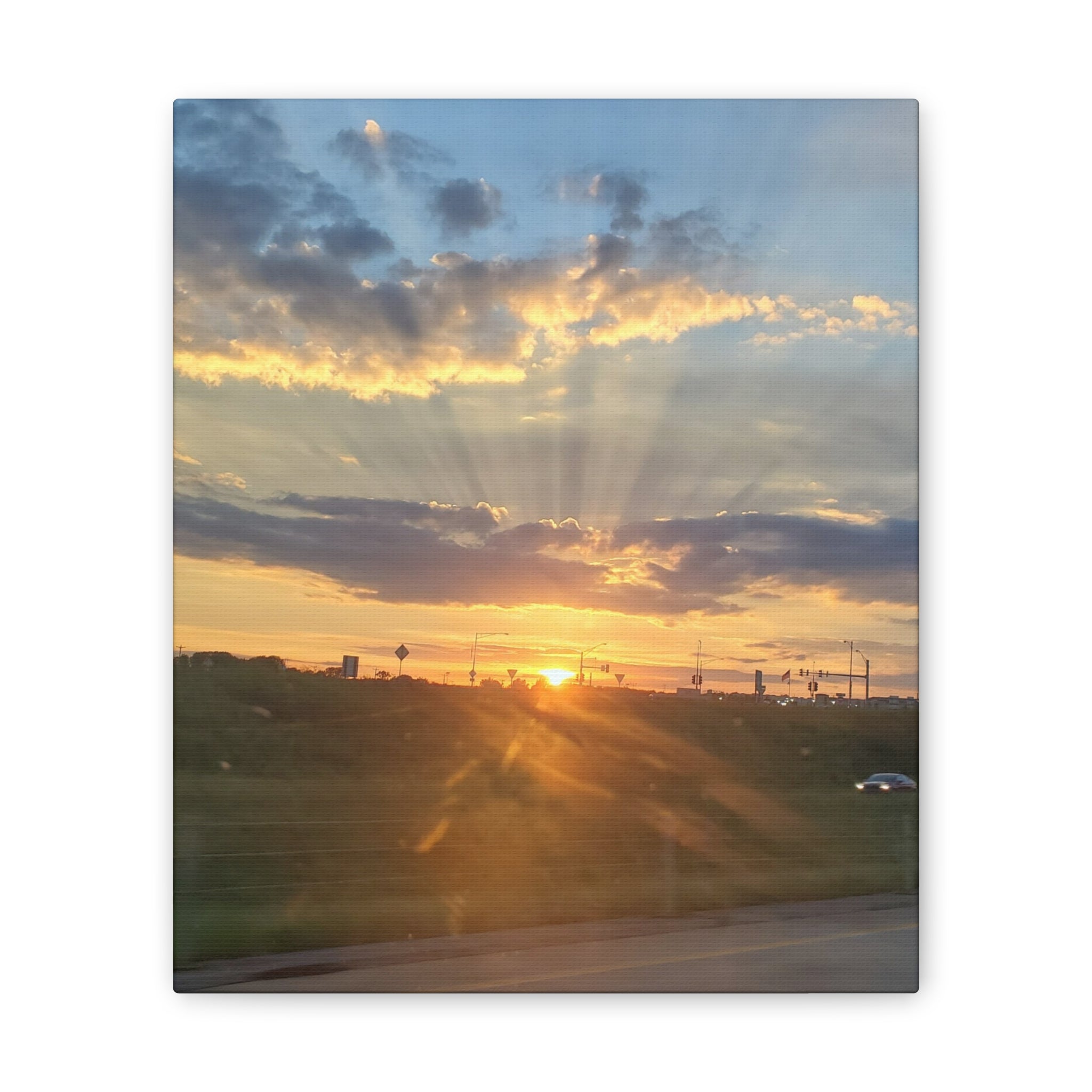 Sunrise Highway Photo Canvas
