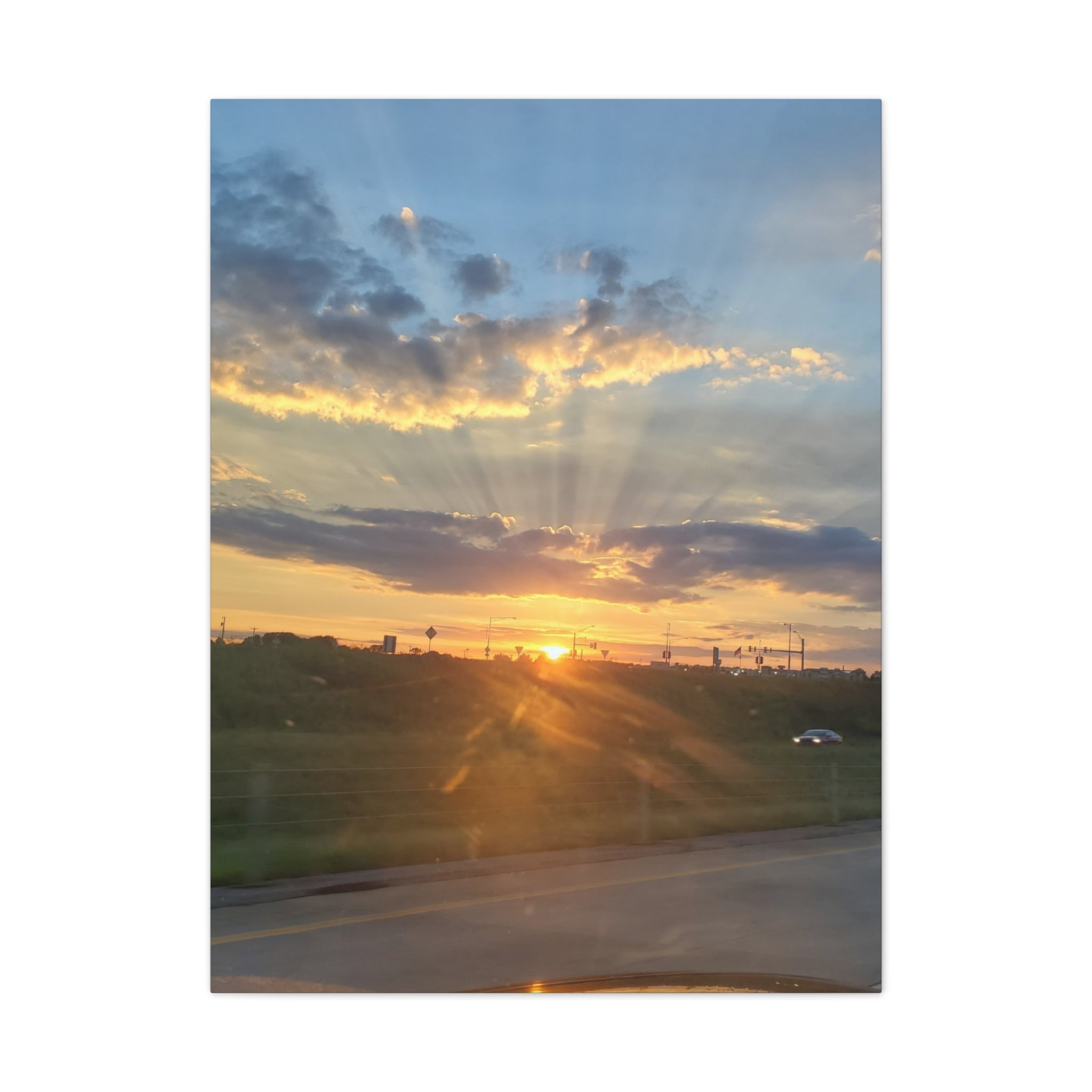 Sunrise Highway Photo Canvas