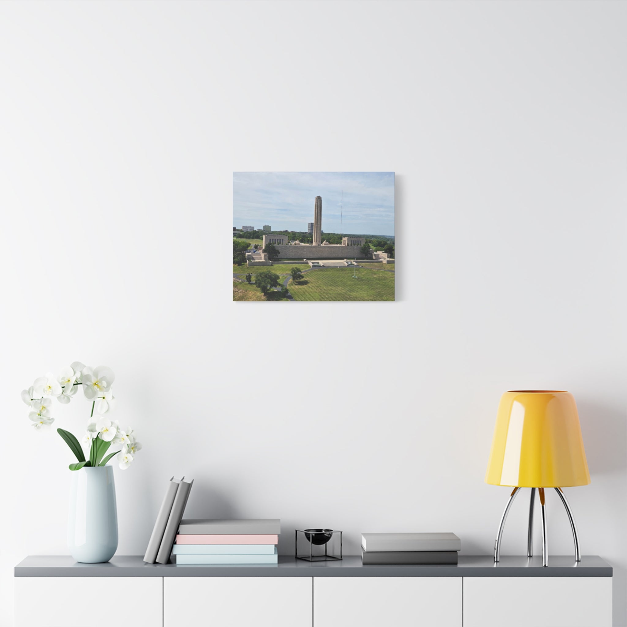 Liberty Memorial Aerial View Kansas City Canvas