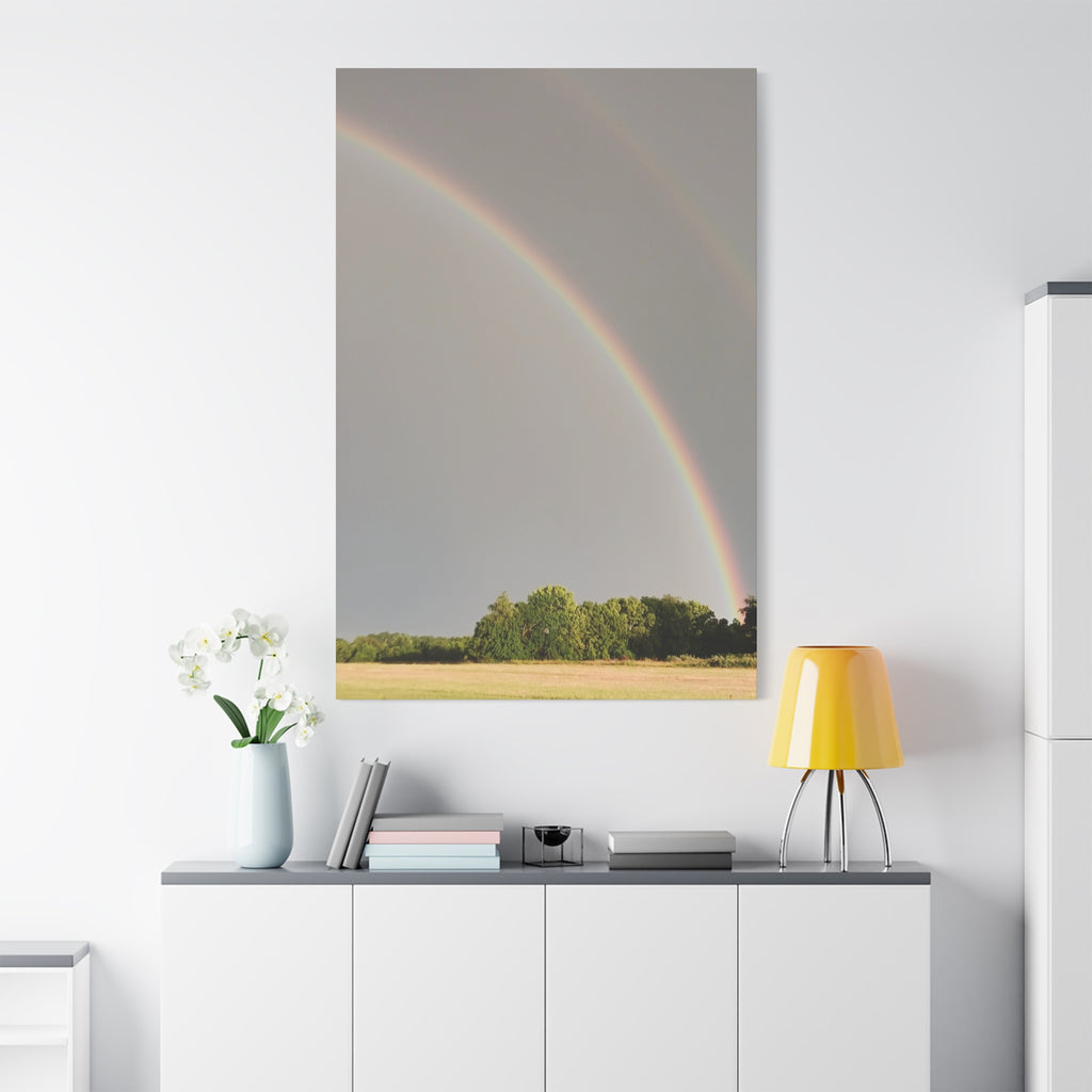 Double Rainbow Canvas